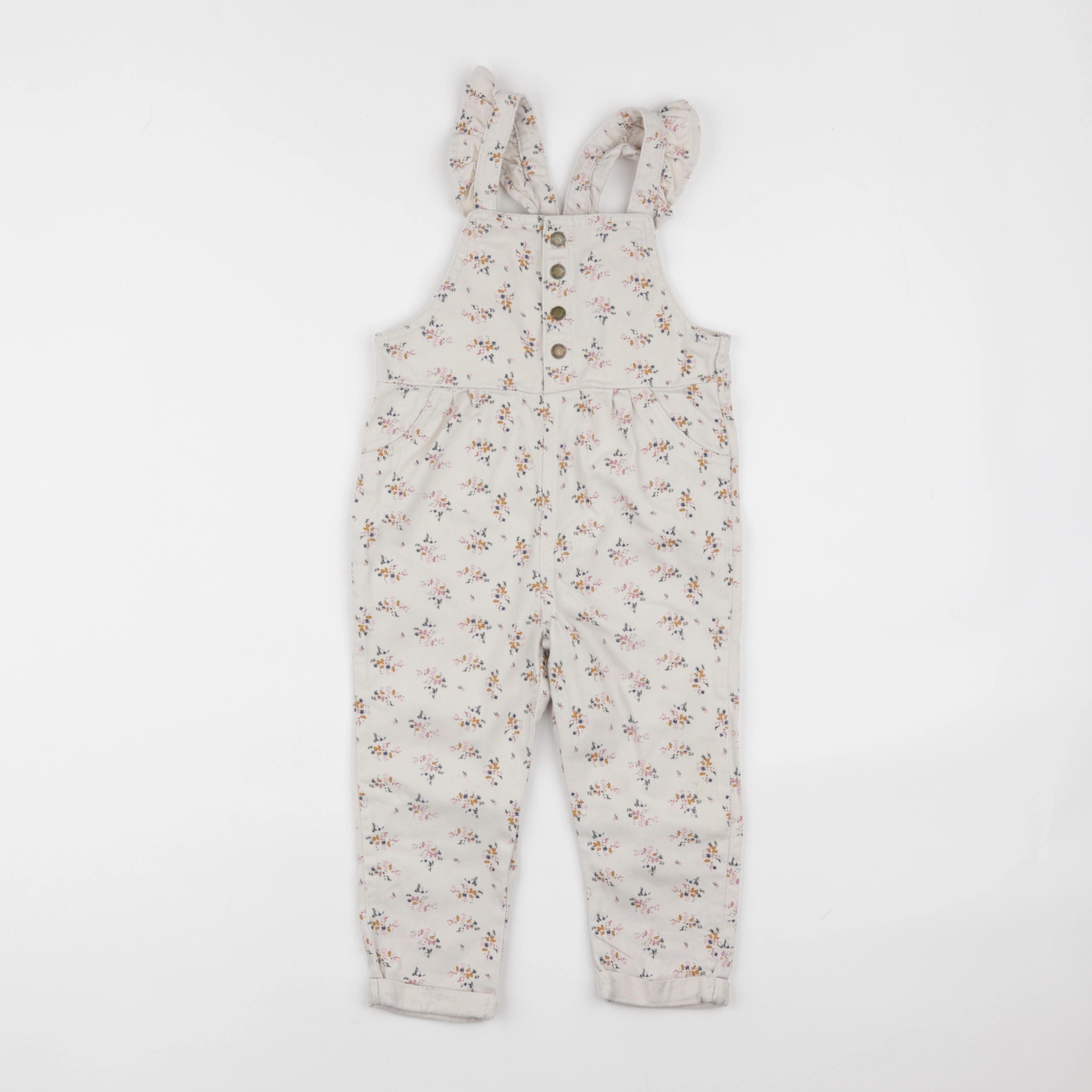 Vertbaudet - salopette beige - 36 mois