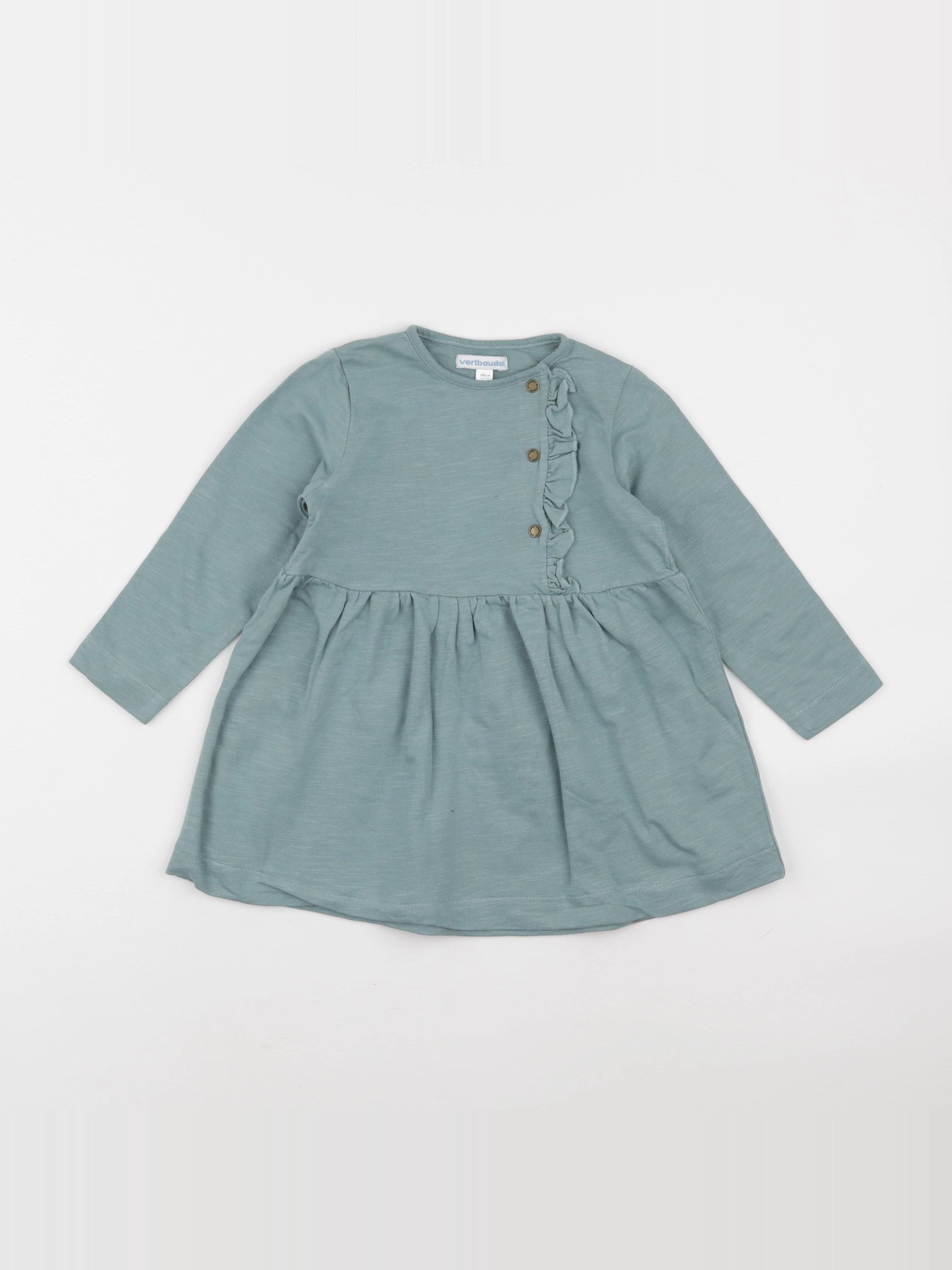 Vertbaudet - robe bleu - 36 mois