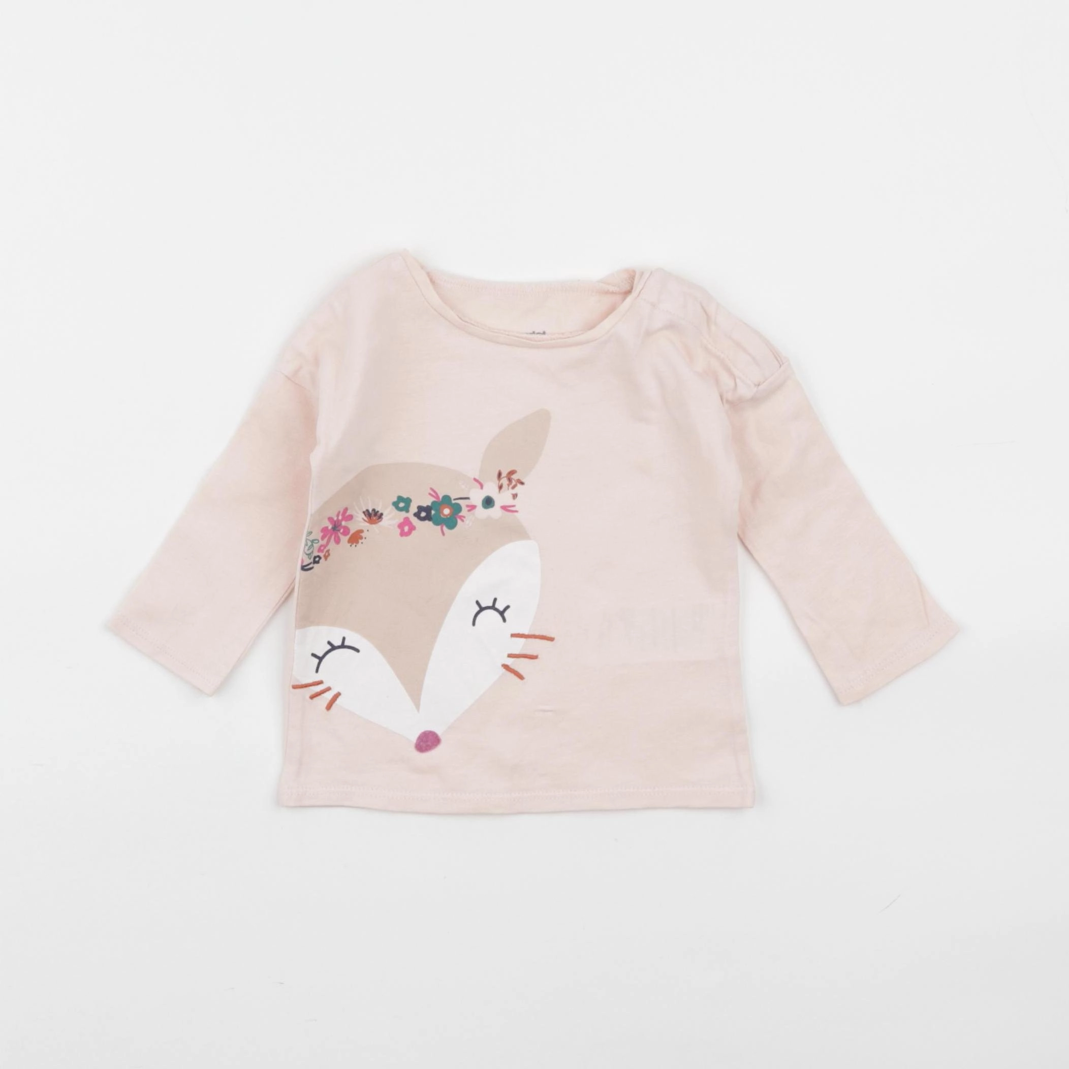 Vertbaudet - tee-shirt rose - 3 mois