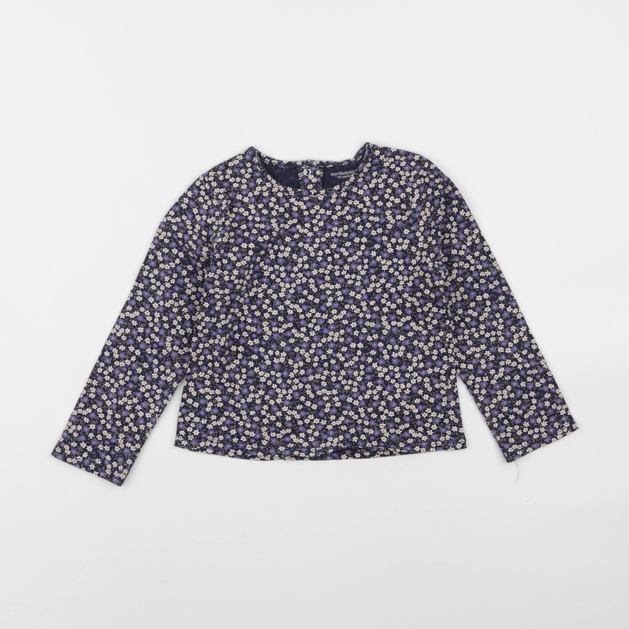 Vertbaudet - tee-shirt bleu - 9/12 mois