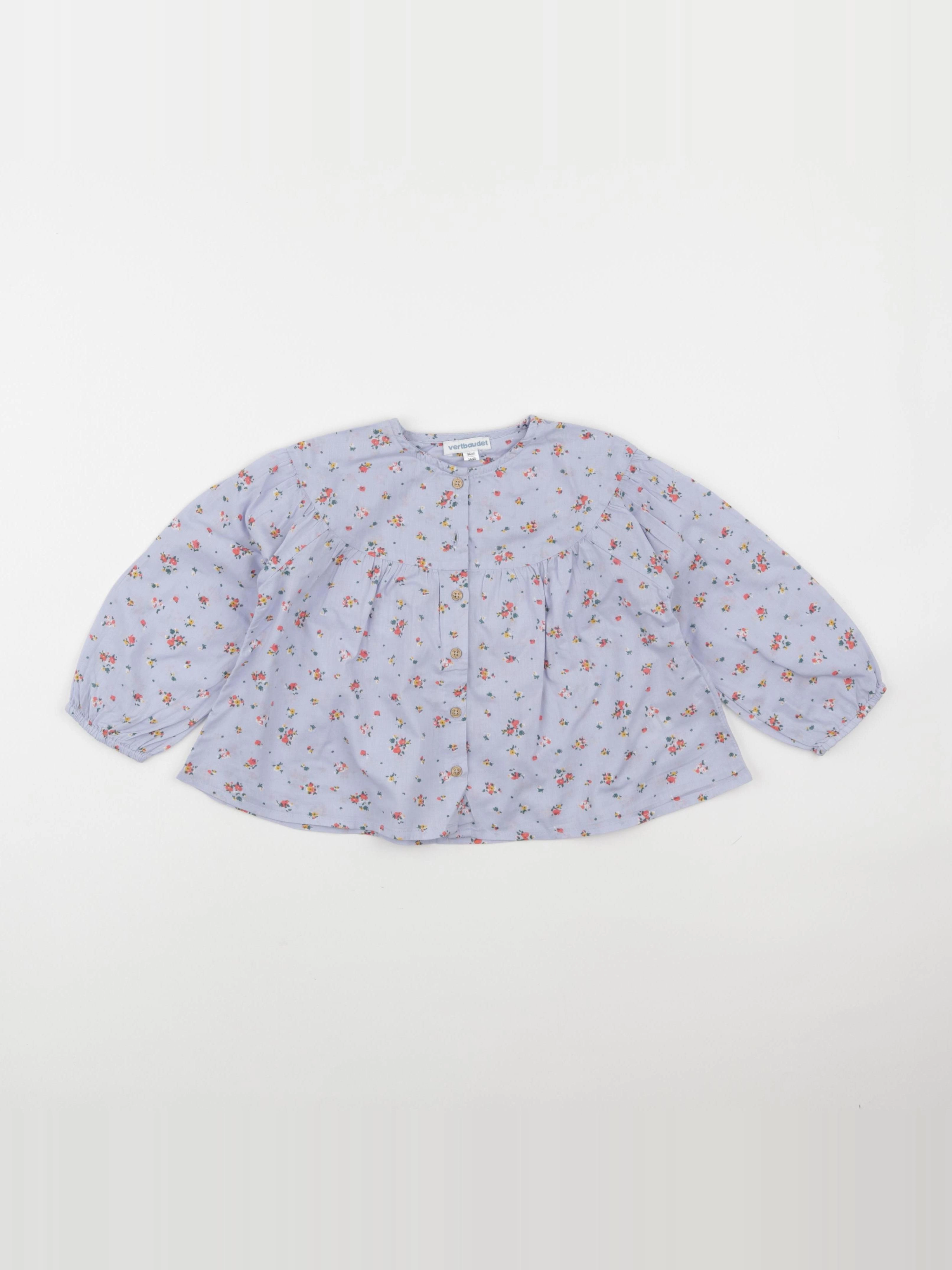 Vertbaudet - blouse bleu - 3 ans