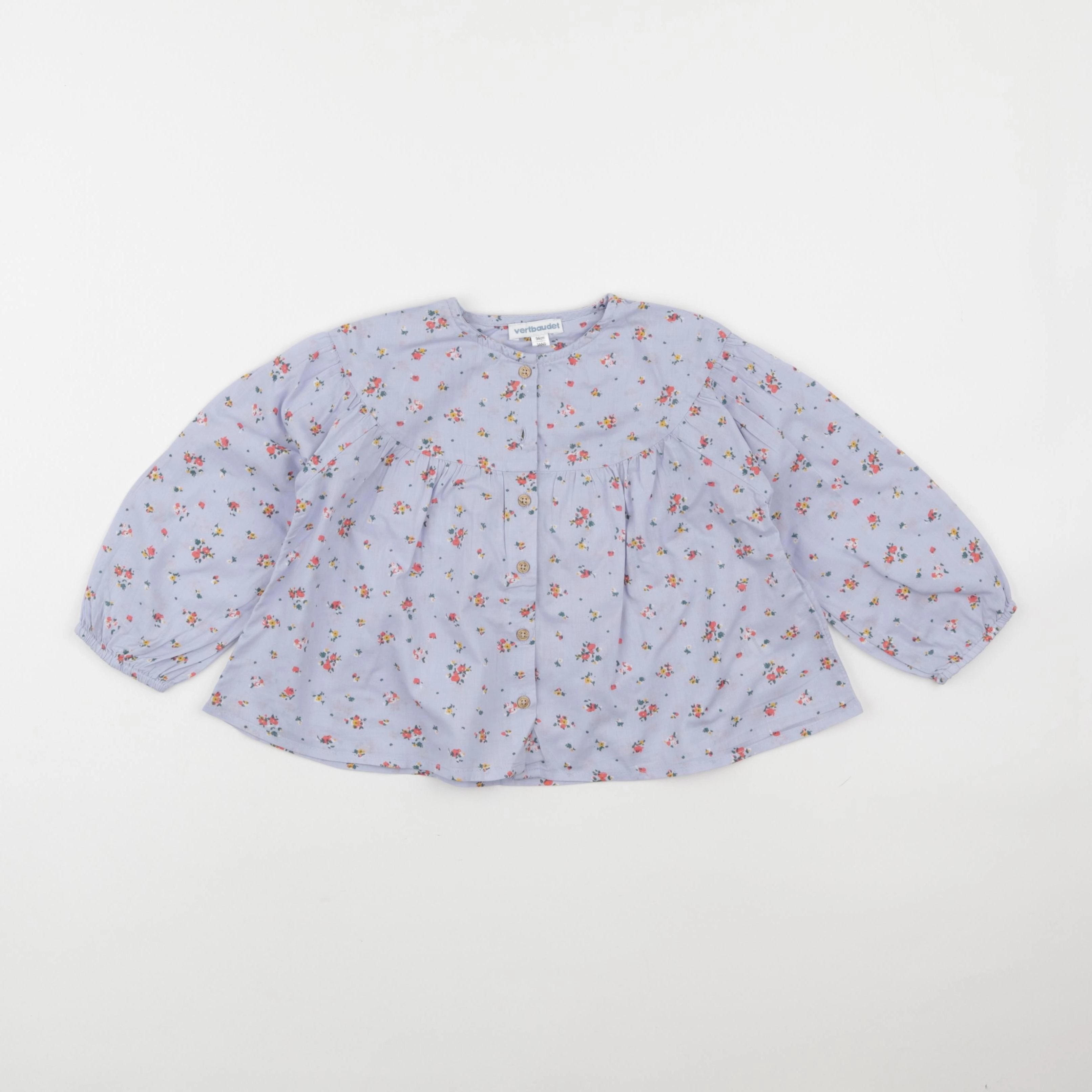 Vertbaudet - blouse bleu - 3 ans