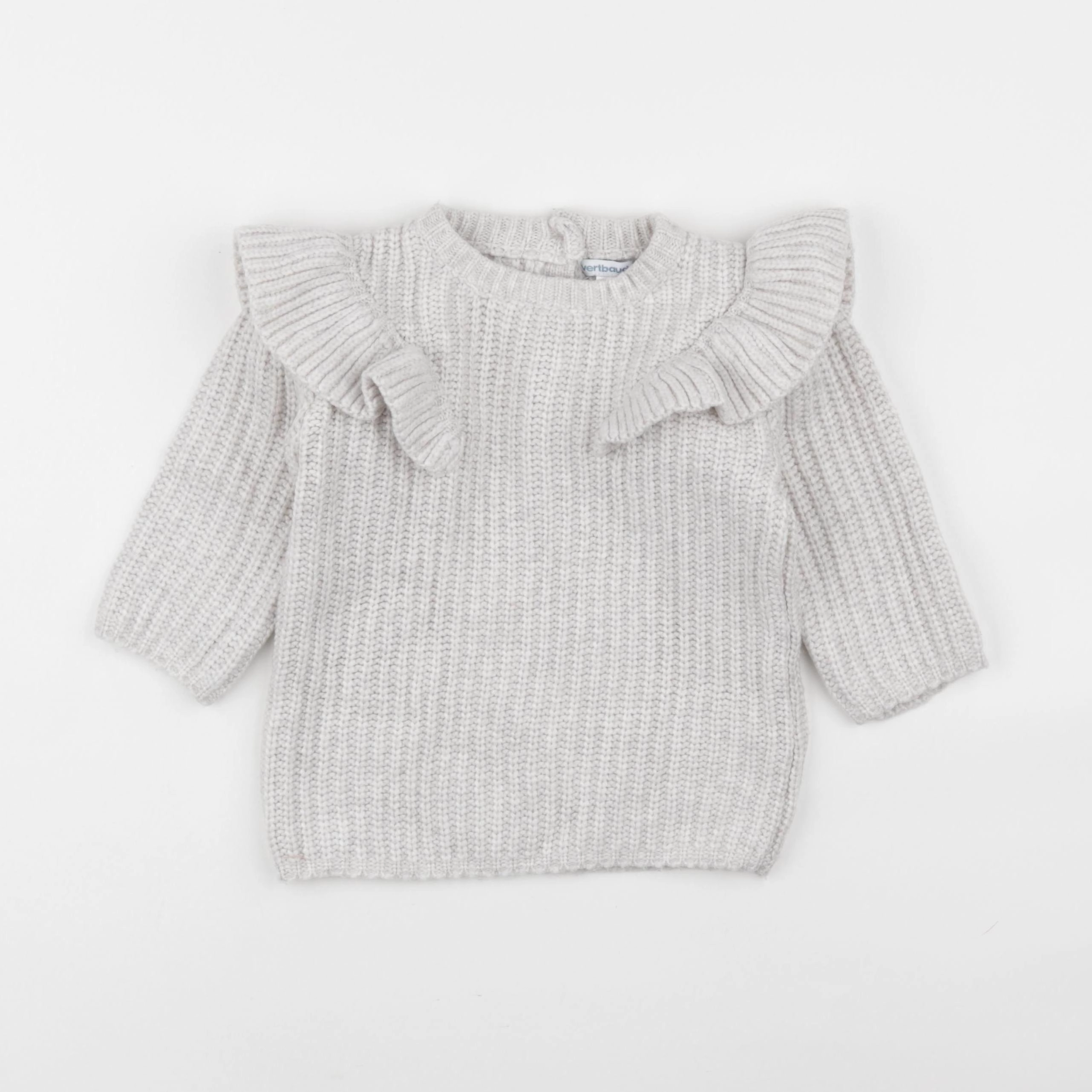 Vertbaudet - pull beige - 18 mois