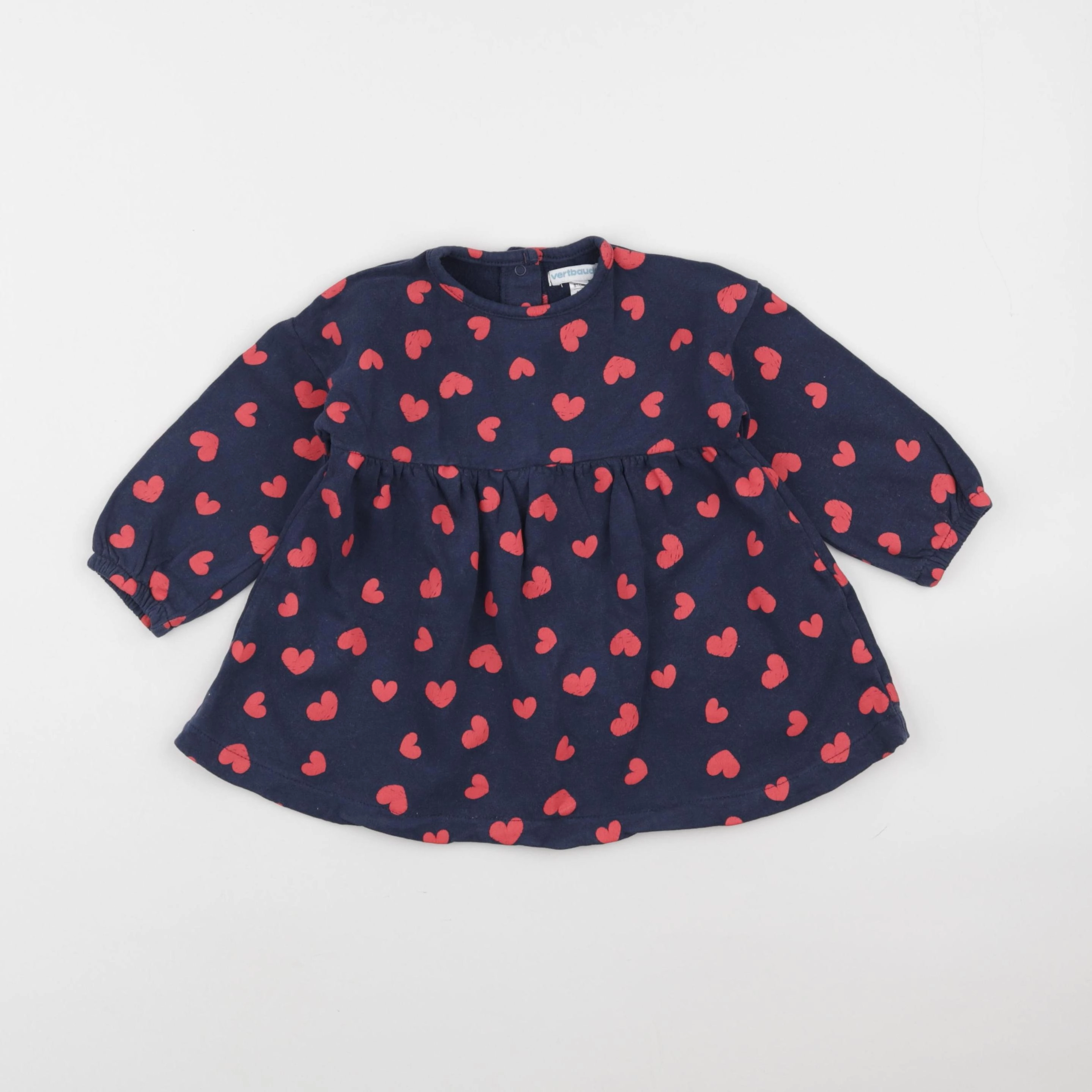 Vertbaudet - robe bleu - 18 mois