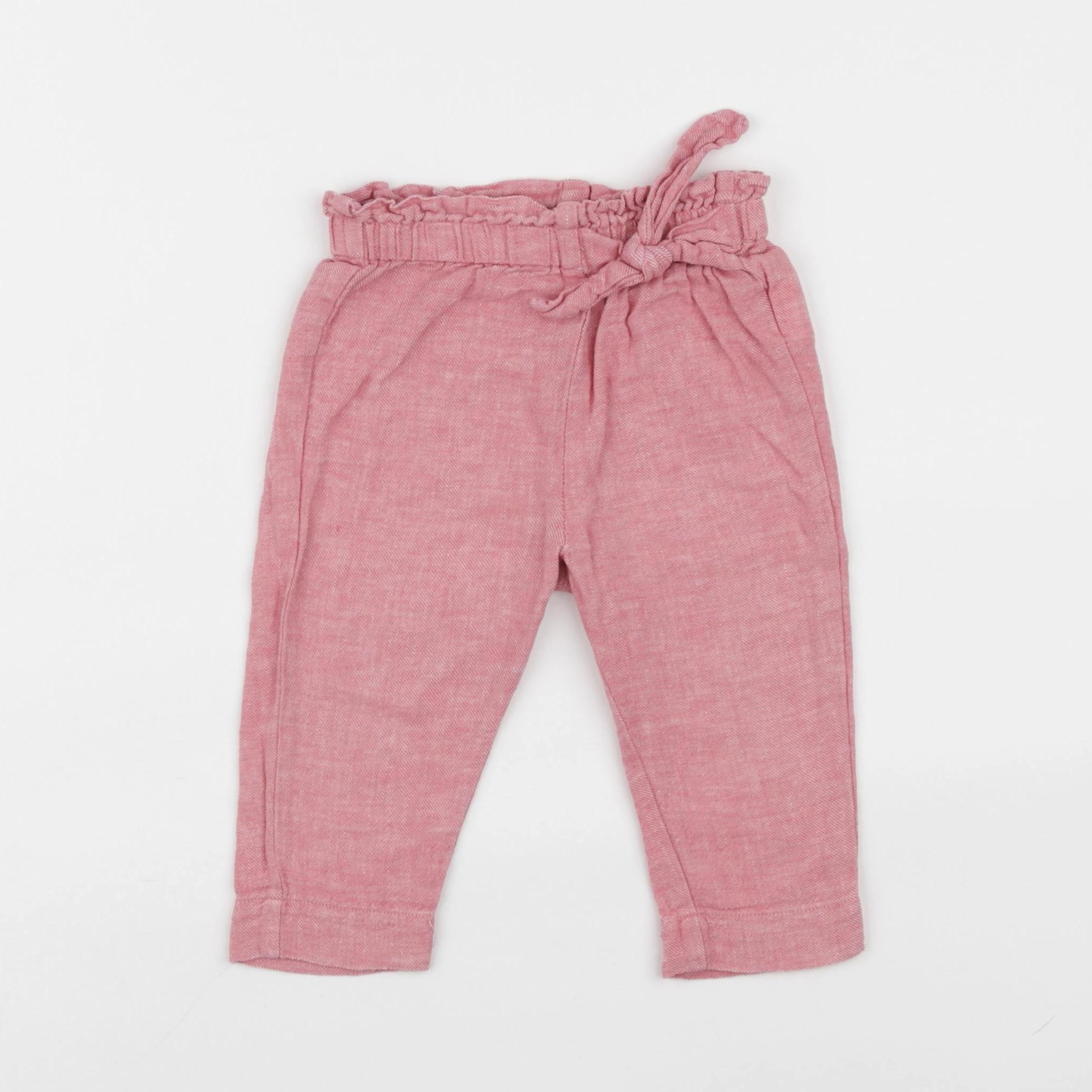 Vertbaudet - pantalon rose - 12 mois