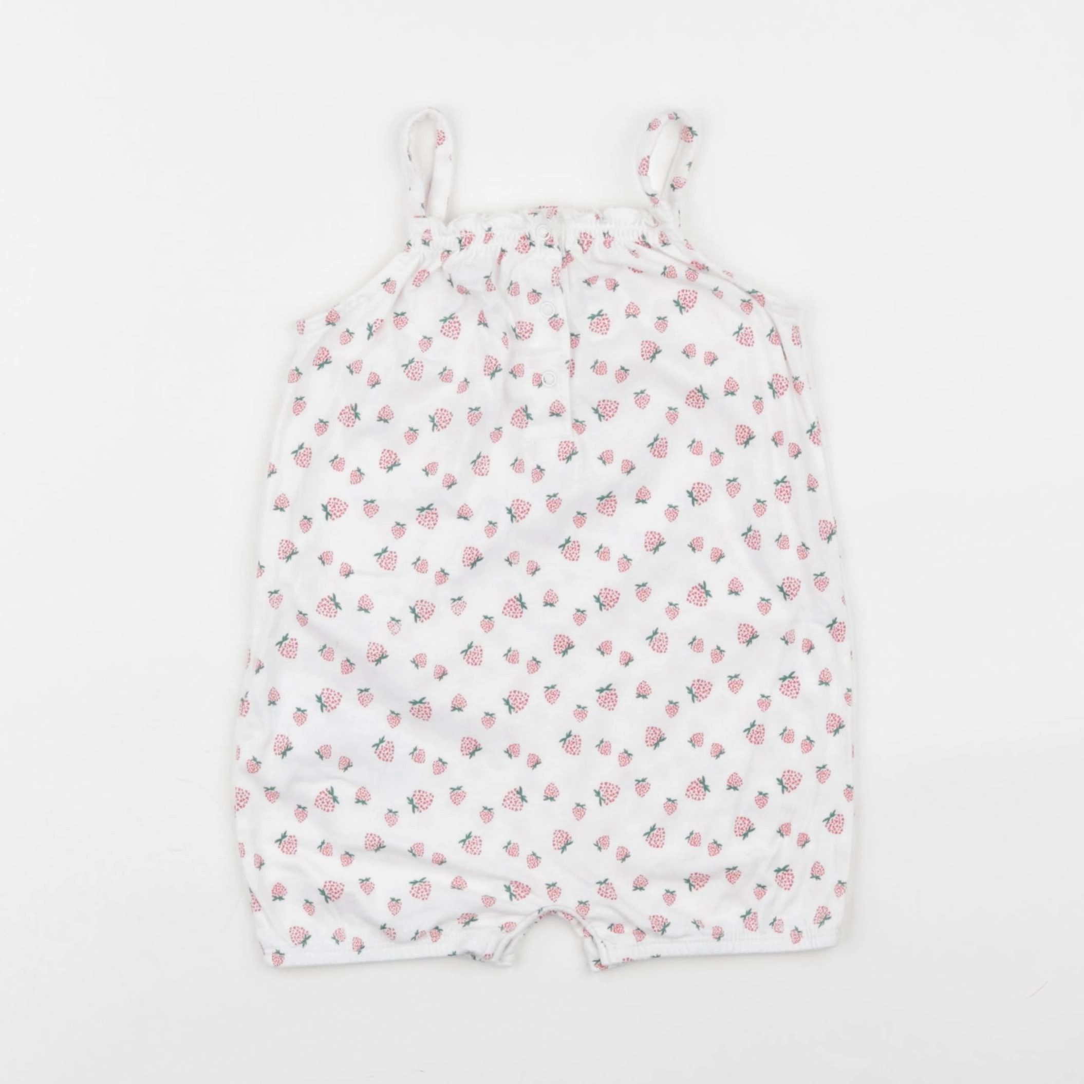 Vertbaudet - pyjama coton blanc - 12 mois