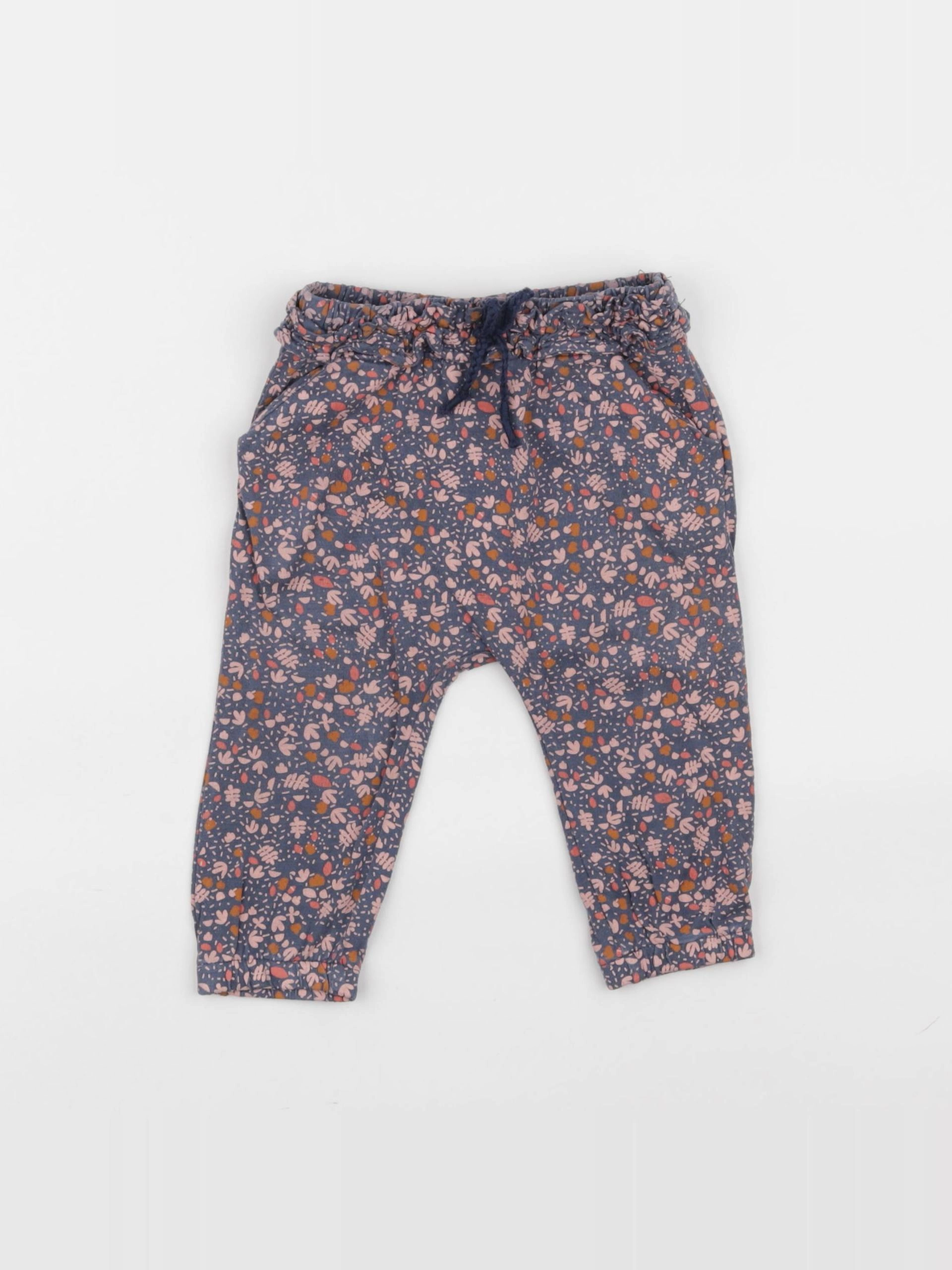 Vertbaudet - pantalon multicolore - 12 mois