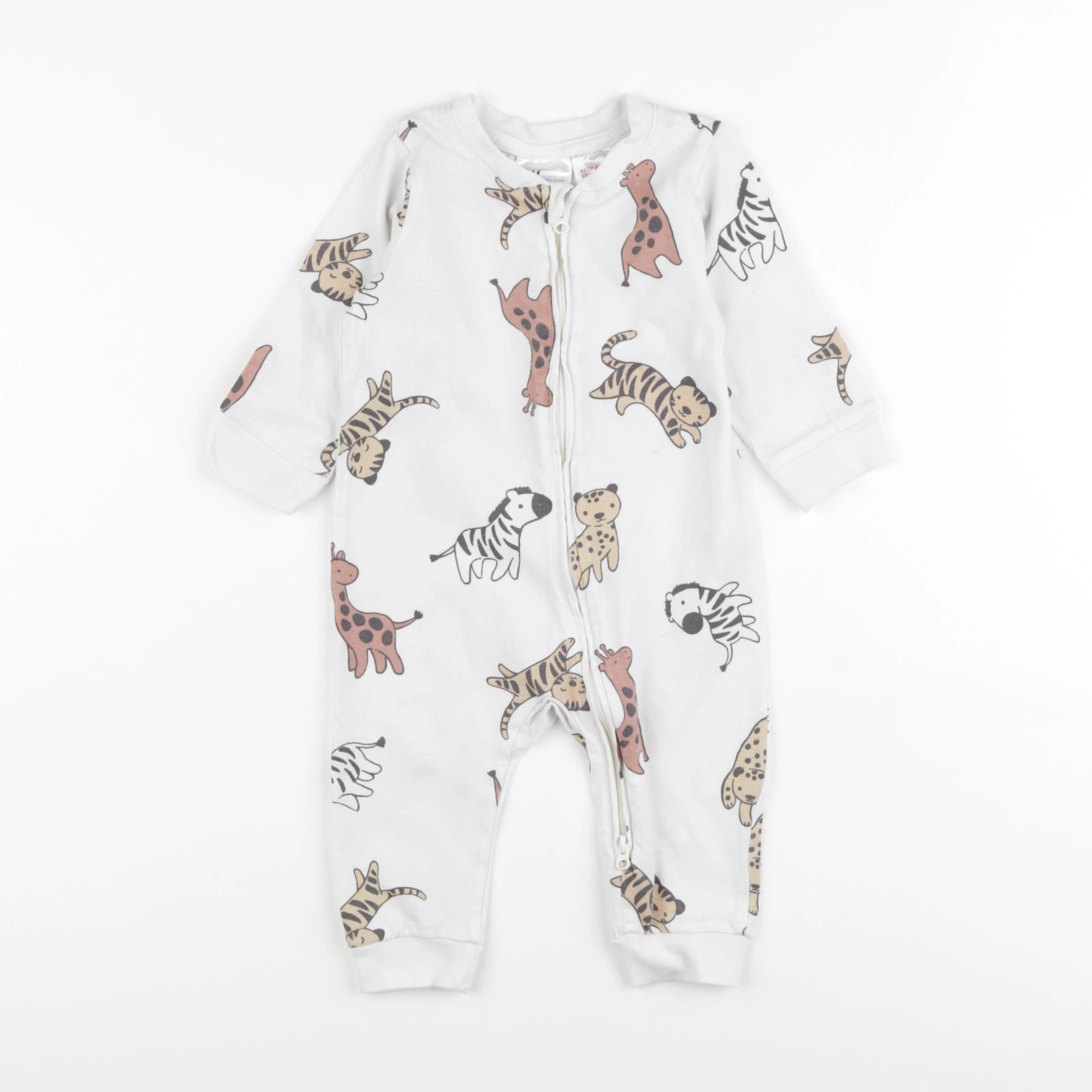H&M - pyjama coton blanc - 3/6 mois