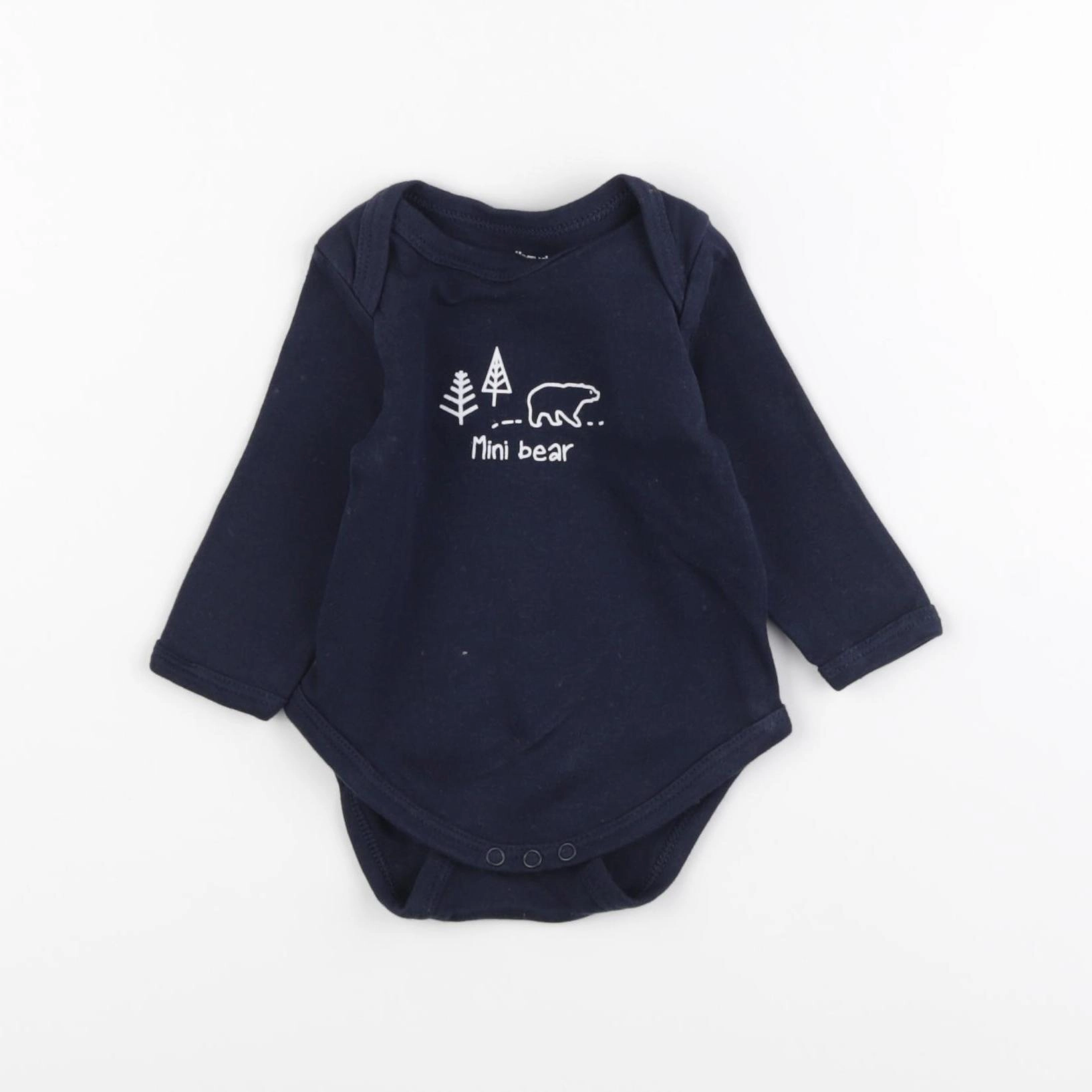 Vertbaudet - body bleu - 3 mois