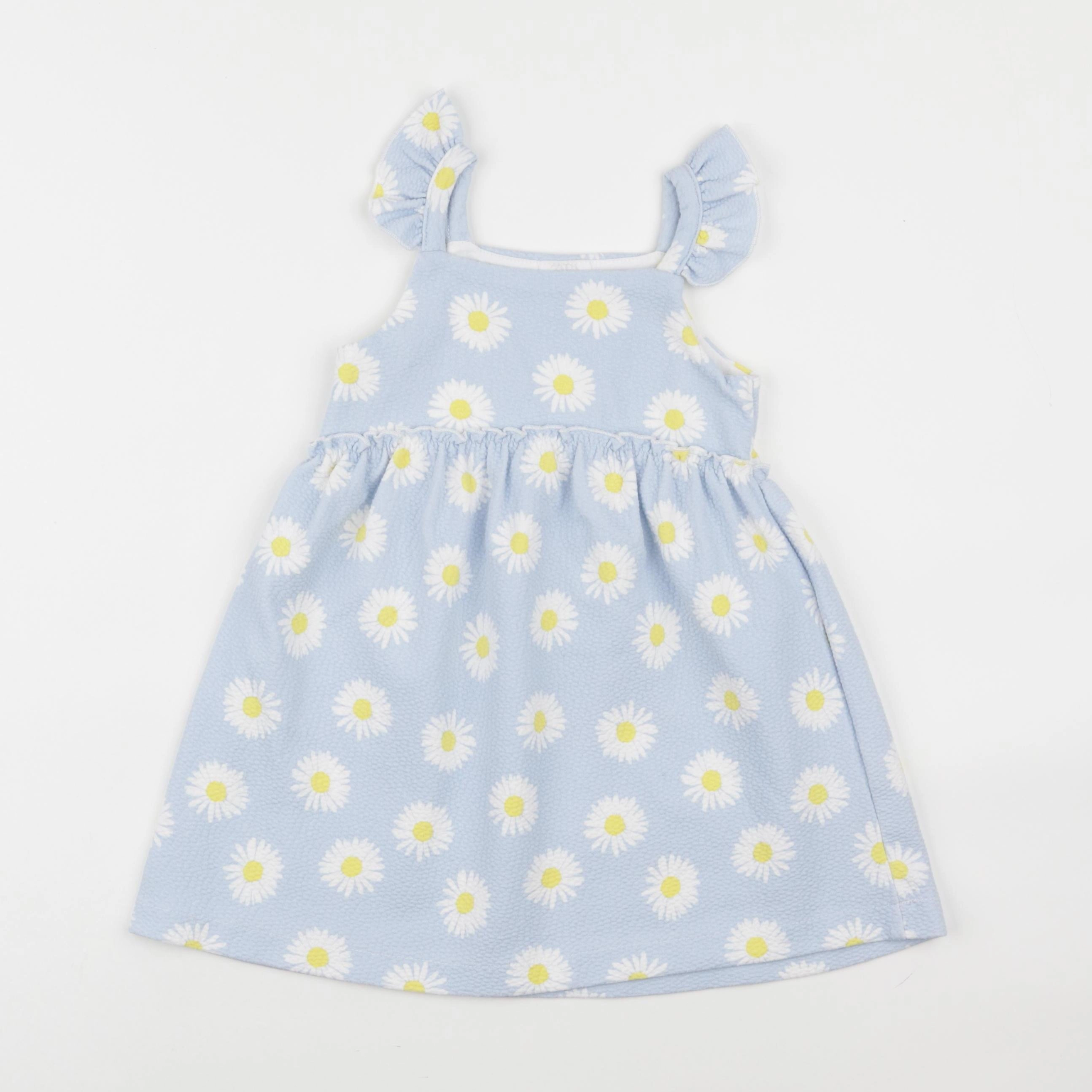 Zara - robe bleu - 2/3 ans