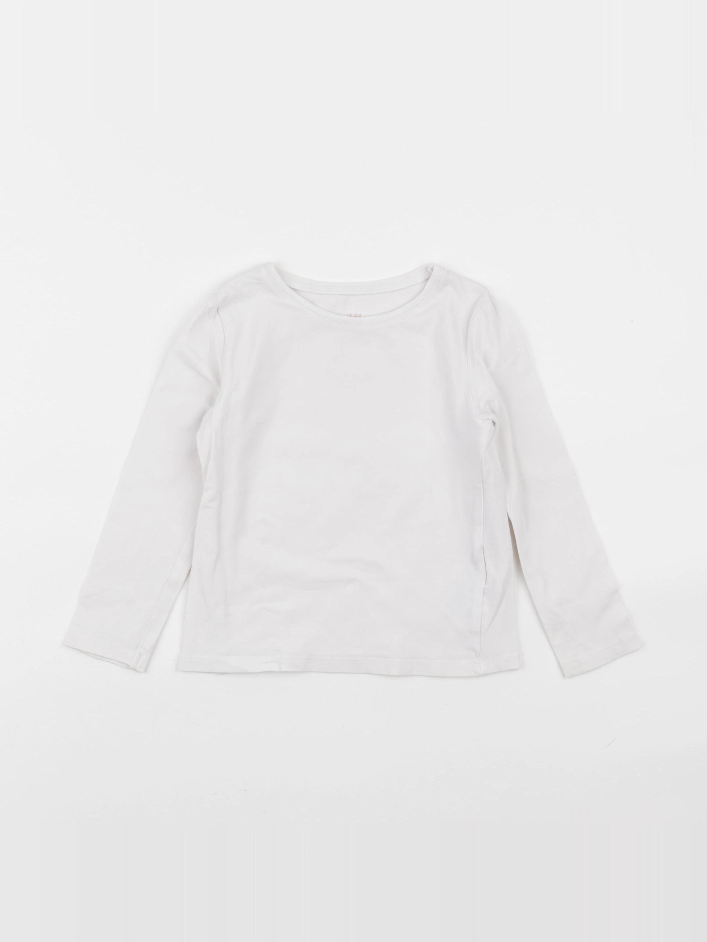 H&M - tee-shirt blanc - 2/4 ans