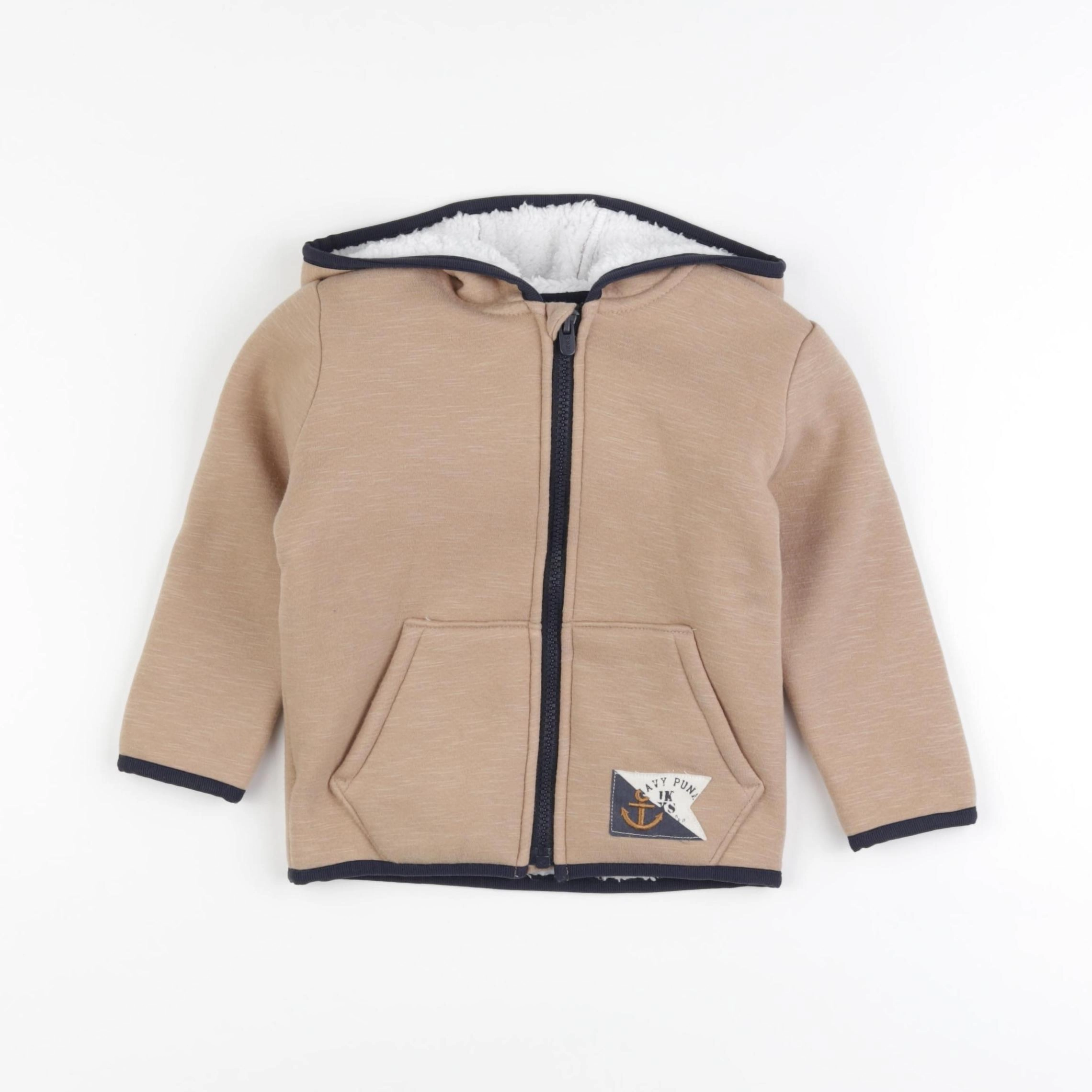 IKKS - sweat marron - 2 ans