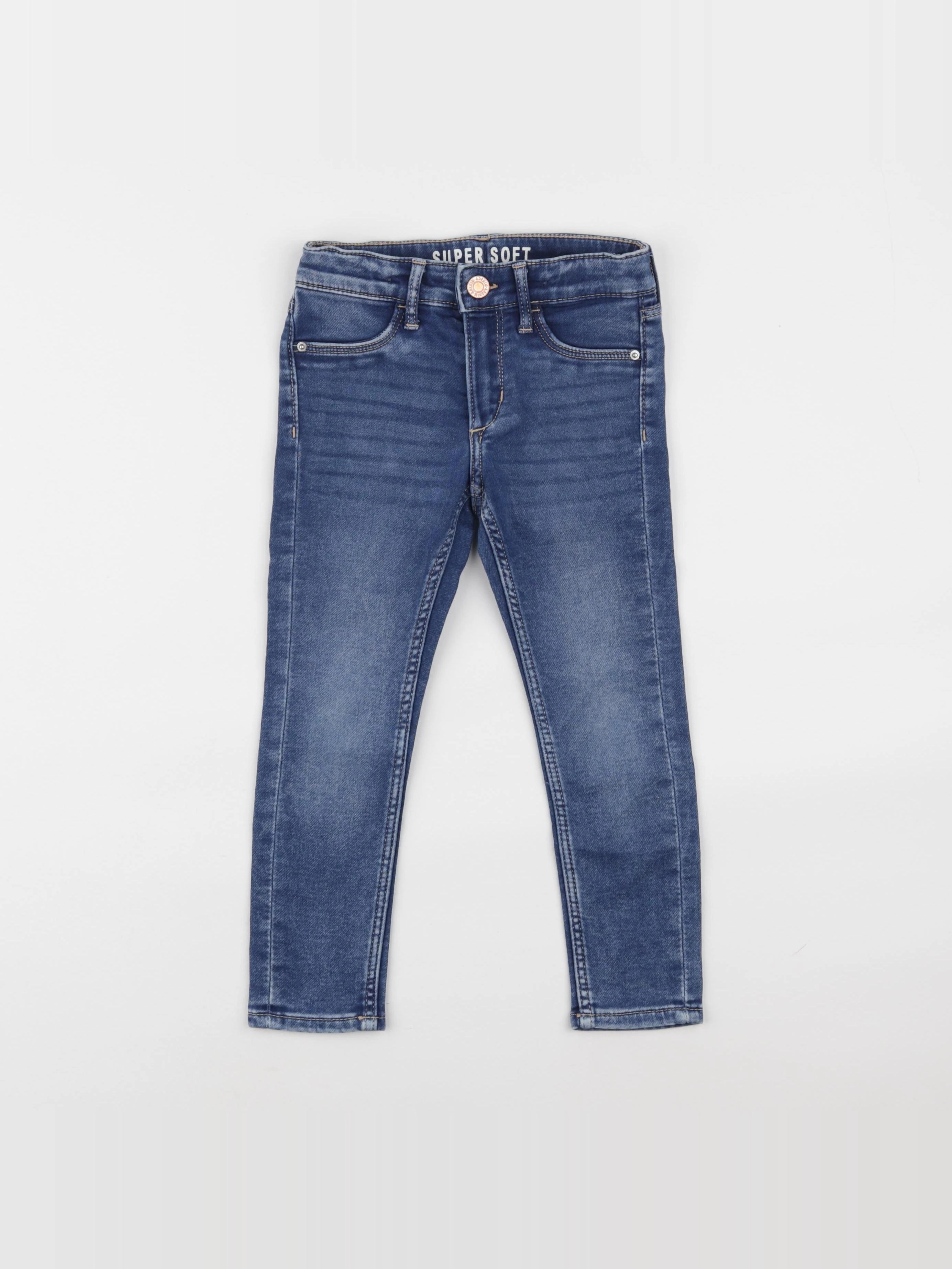 H&M - jean bleu - 3/4 ans