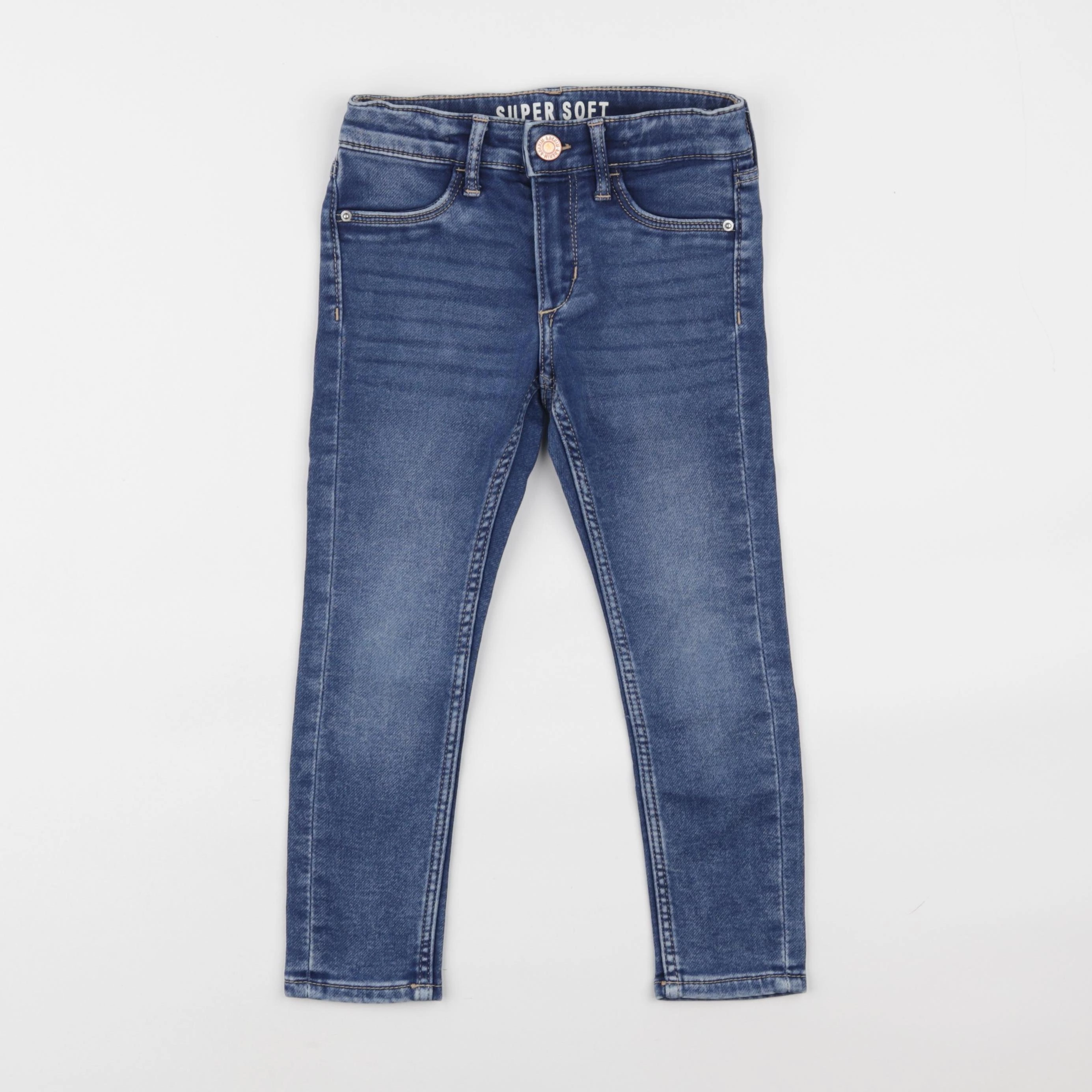 H&M - jean bleu - 3/4 ans