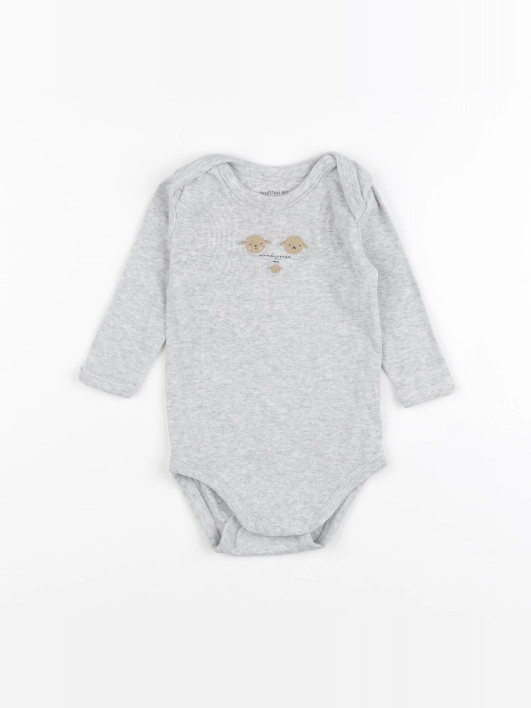 Boutchou - body gris - 9 mois
