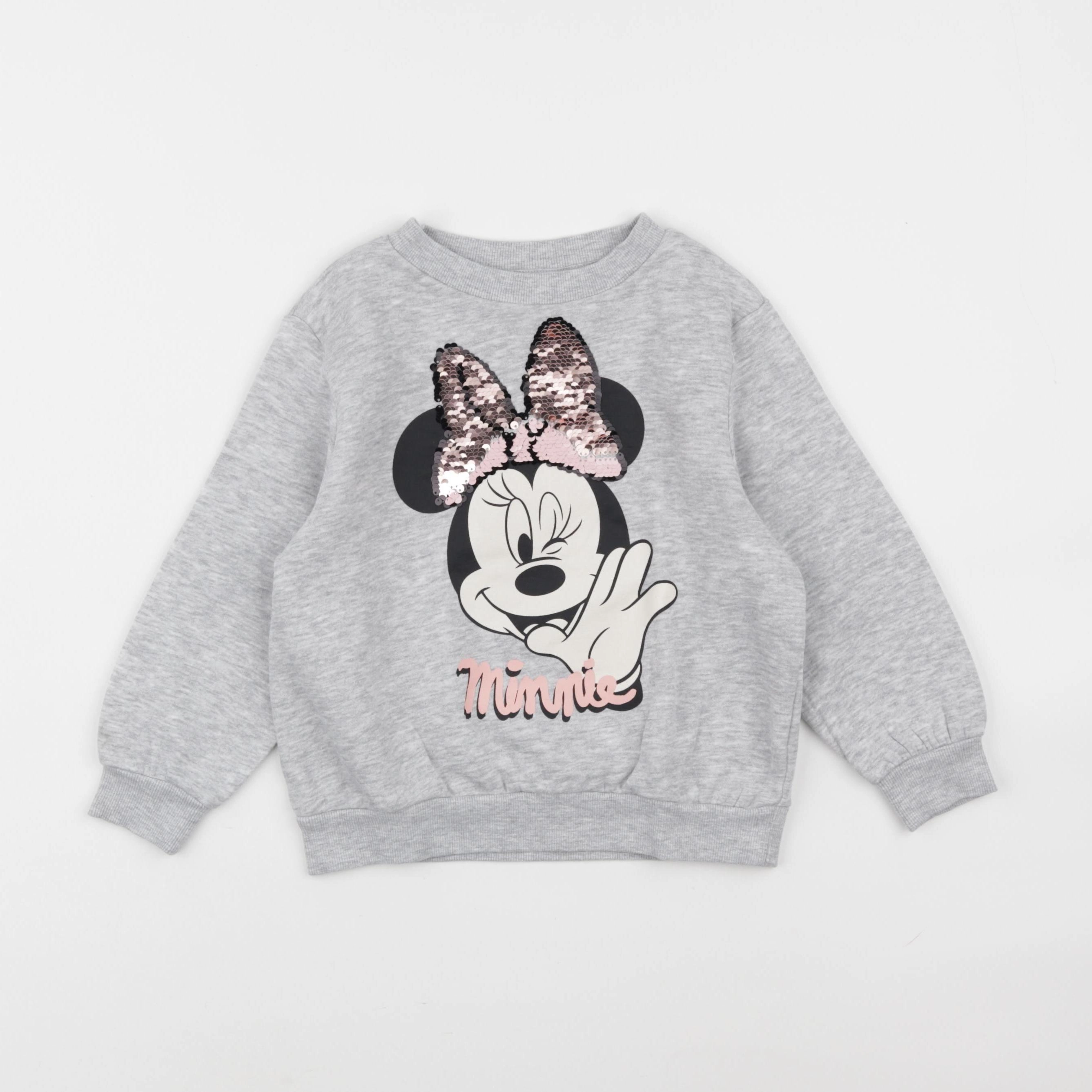 H&M - sweat gris - 3/4 ans