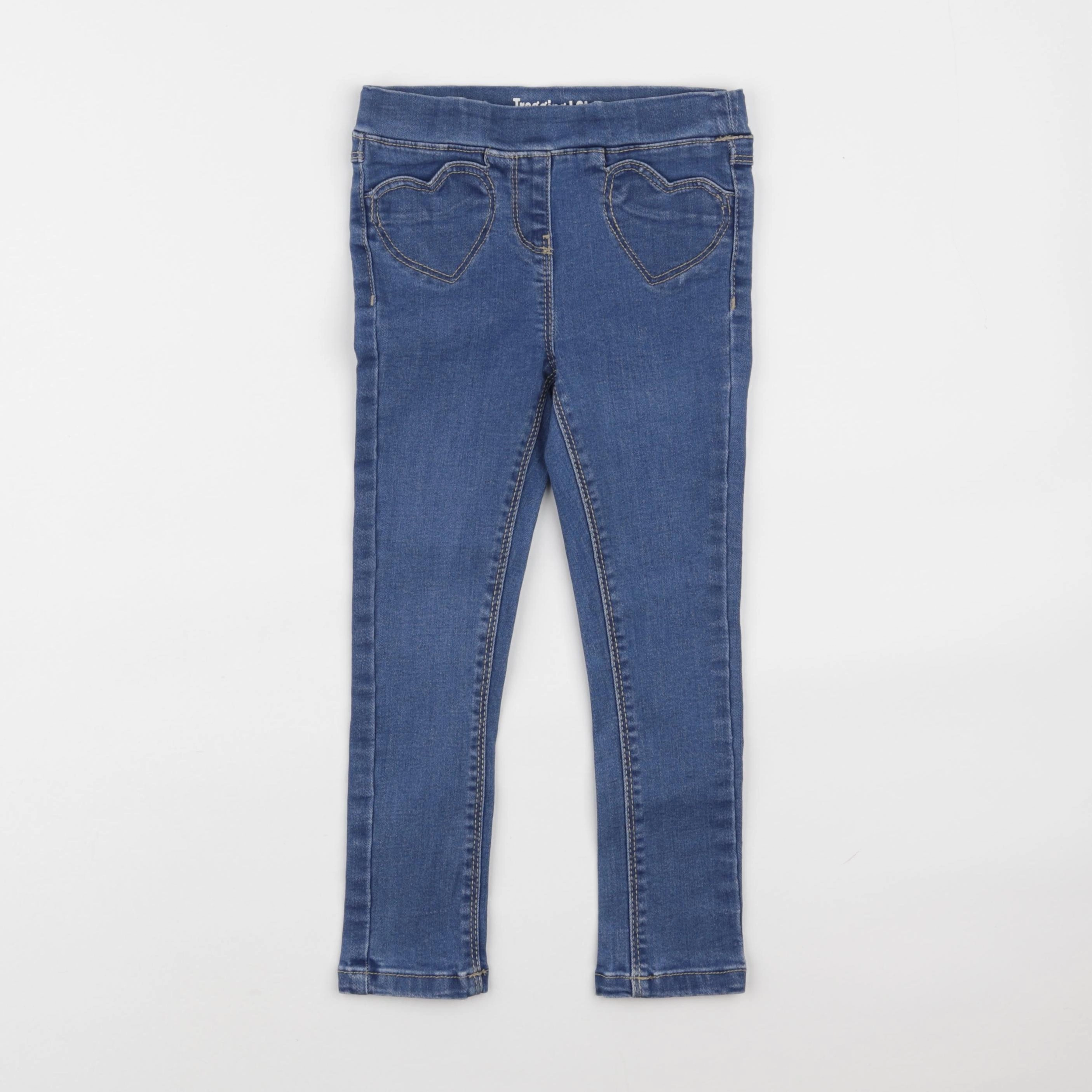Tape à l'oeil - jegging bleu - 4 ans