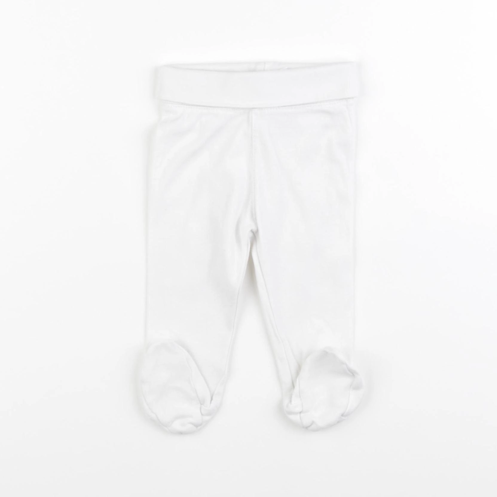 H&M - legging blanc - 3/6 mois