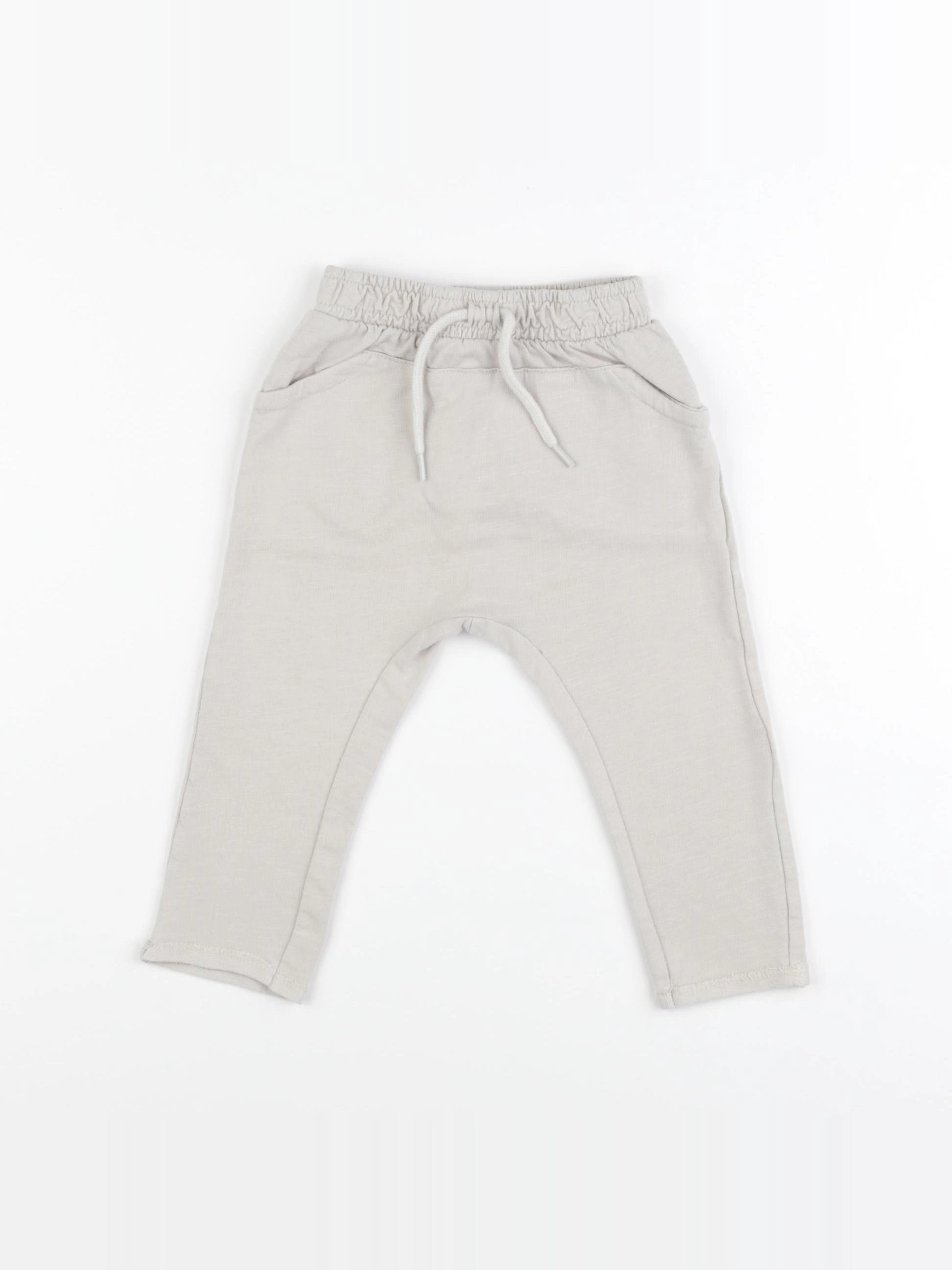 Vertbaudet - sarouel beige - 9 mois