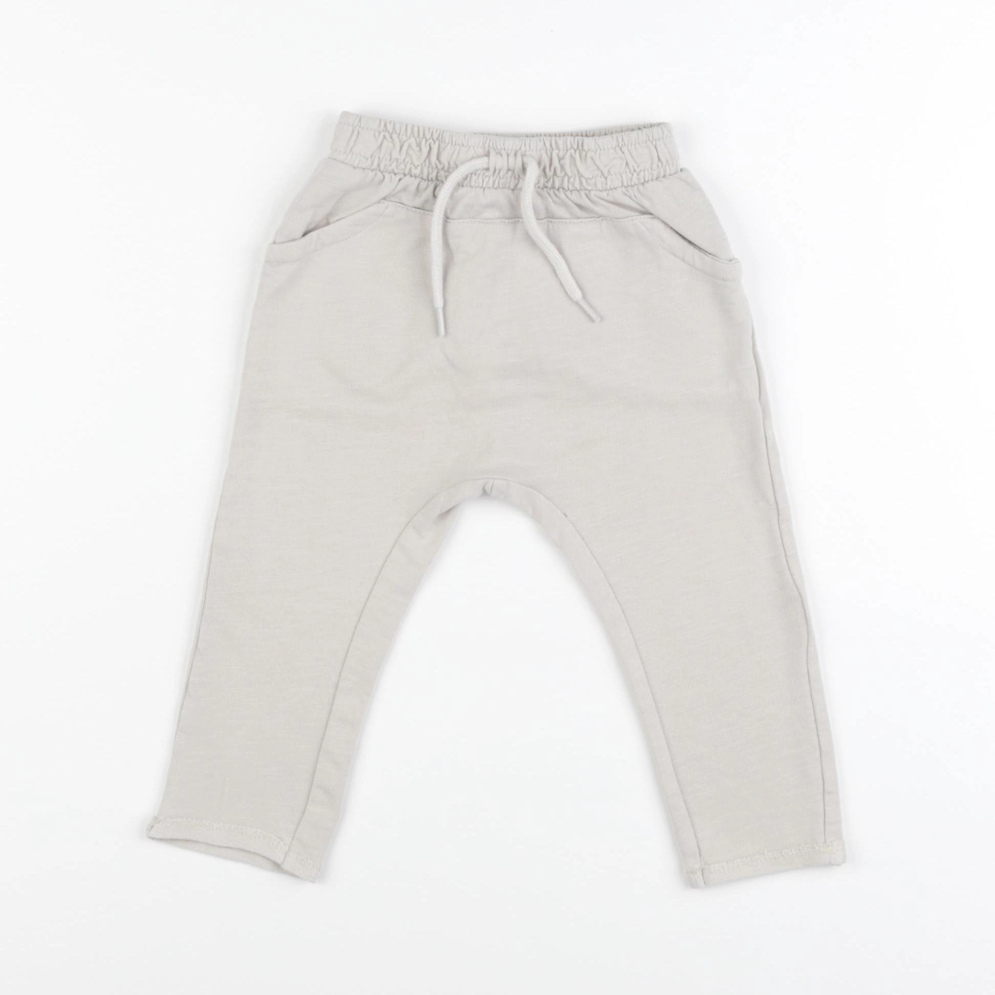 Vertbaudet - sarouel beige - 9 mois
