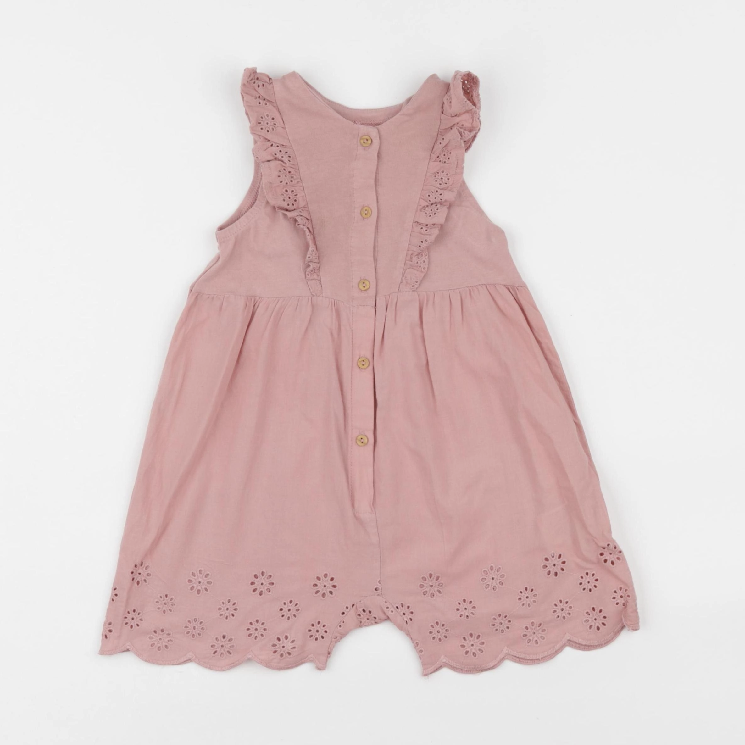 H&M - combinaison rose - 9/12 mois