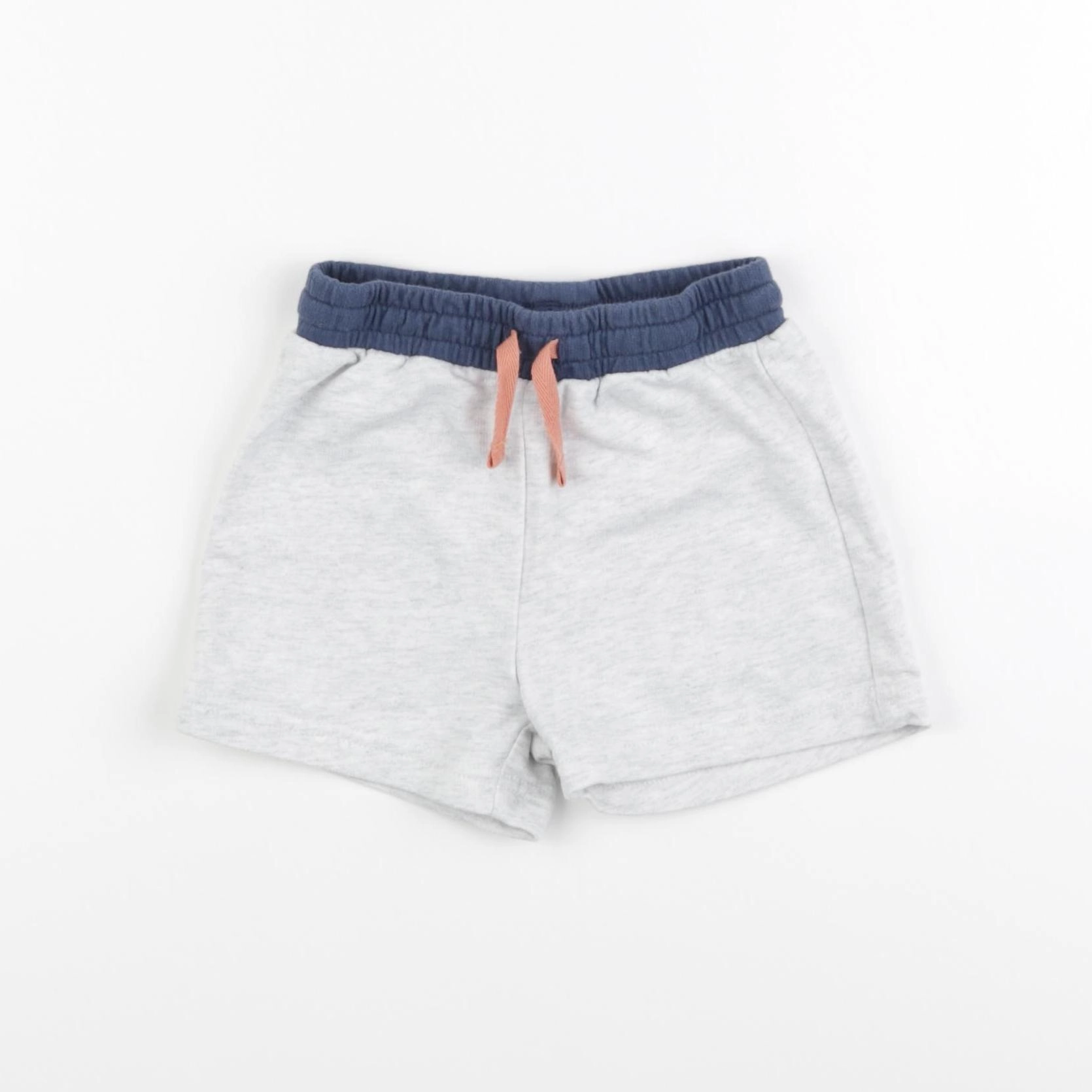 H&M - short gris - 6/9 mois