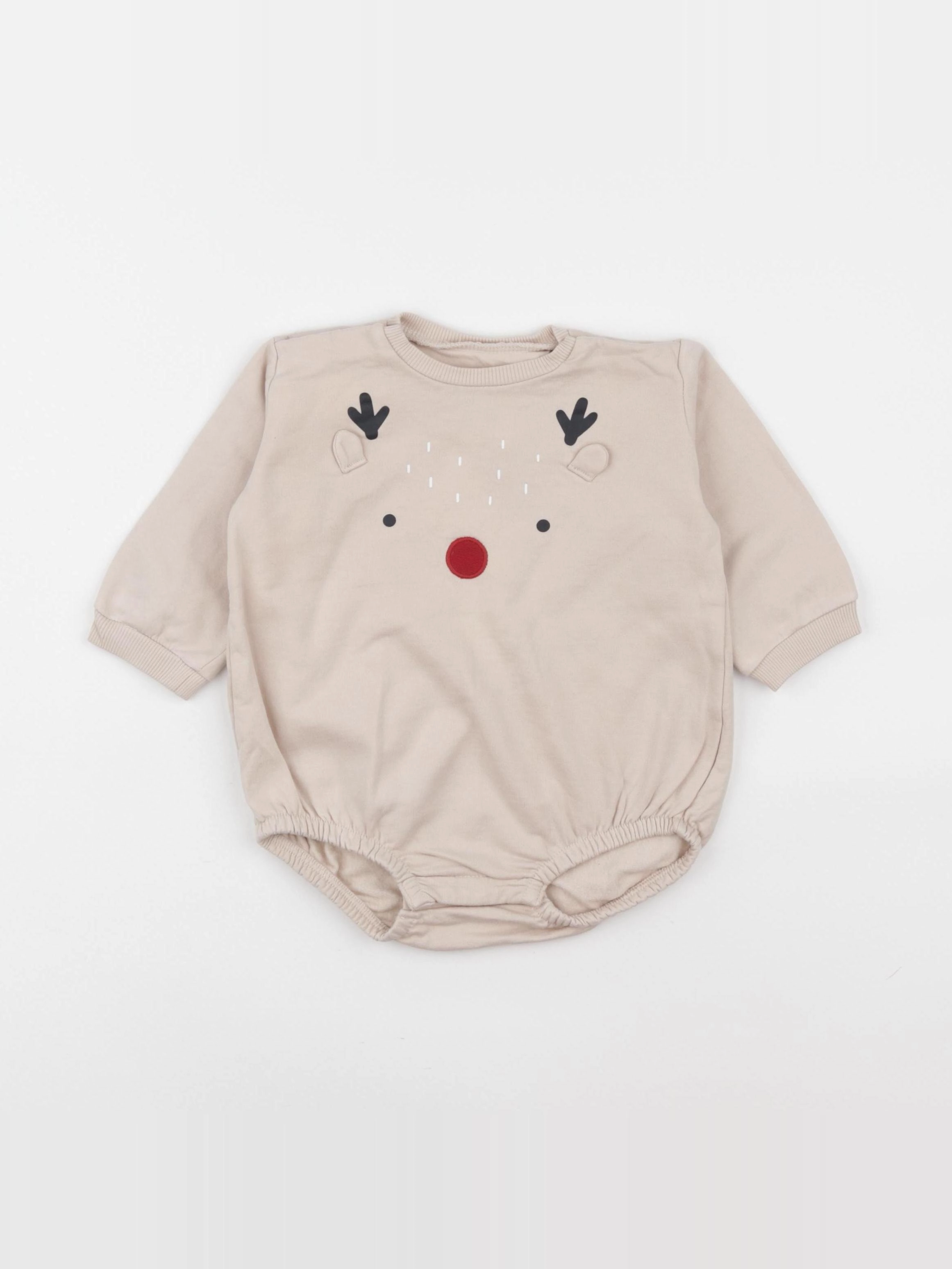 H&M - combinaison marron - 3/6 mois