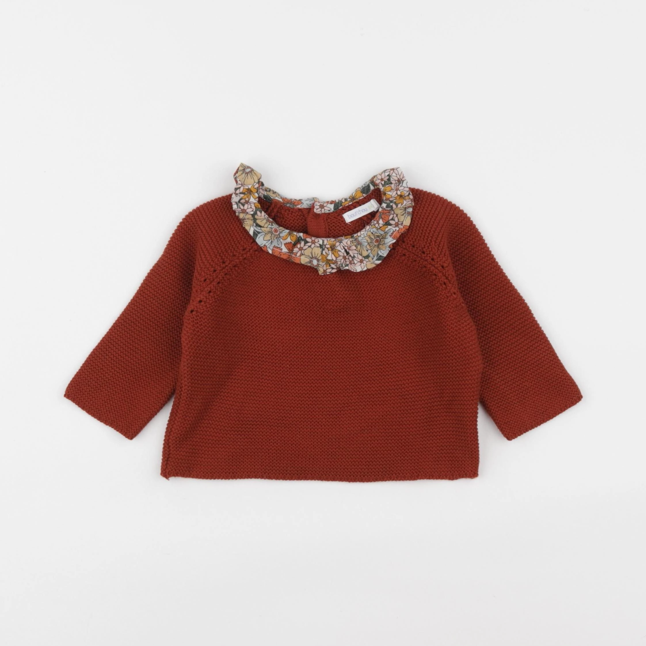 Boutchou - pull marron - 6 mois