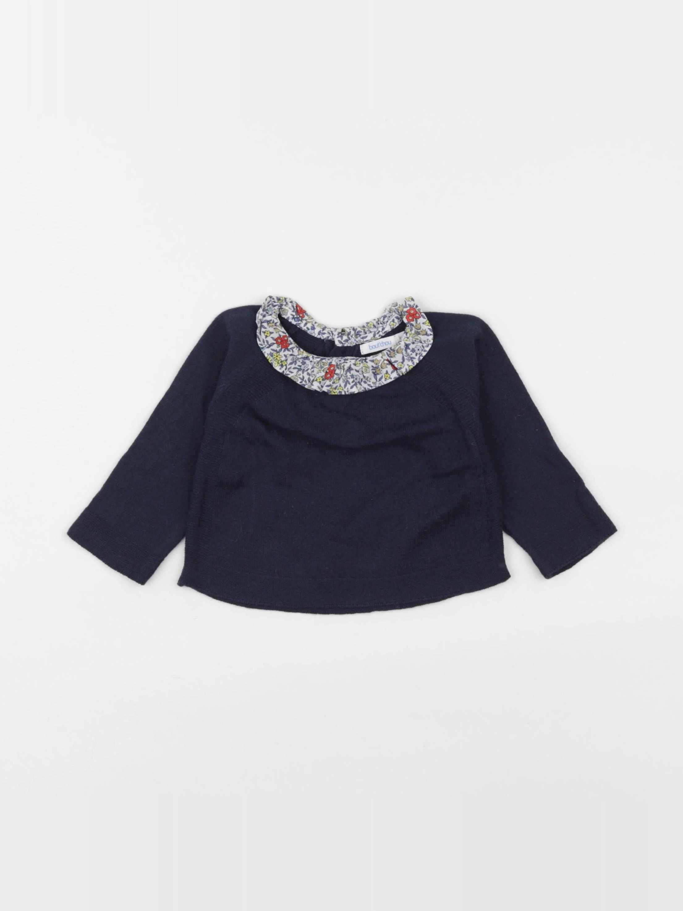 Boutchou - pull bleu - 6 mois