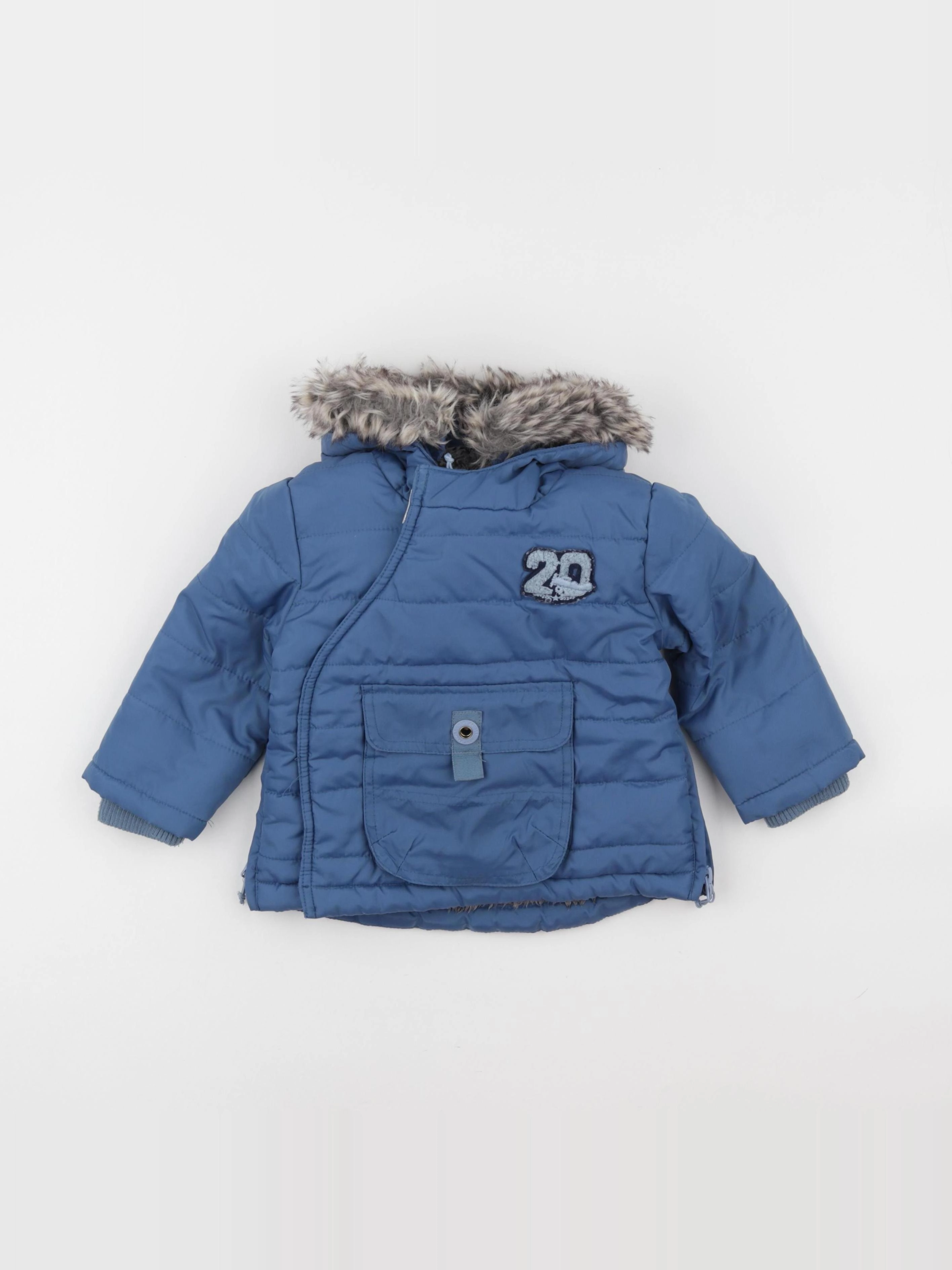 Vertbaudet - doudoune bleu - 2 ans