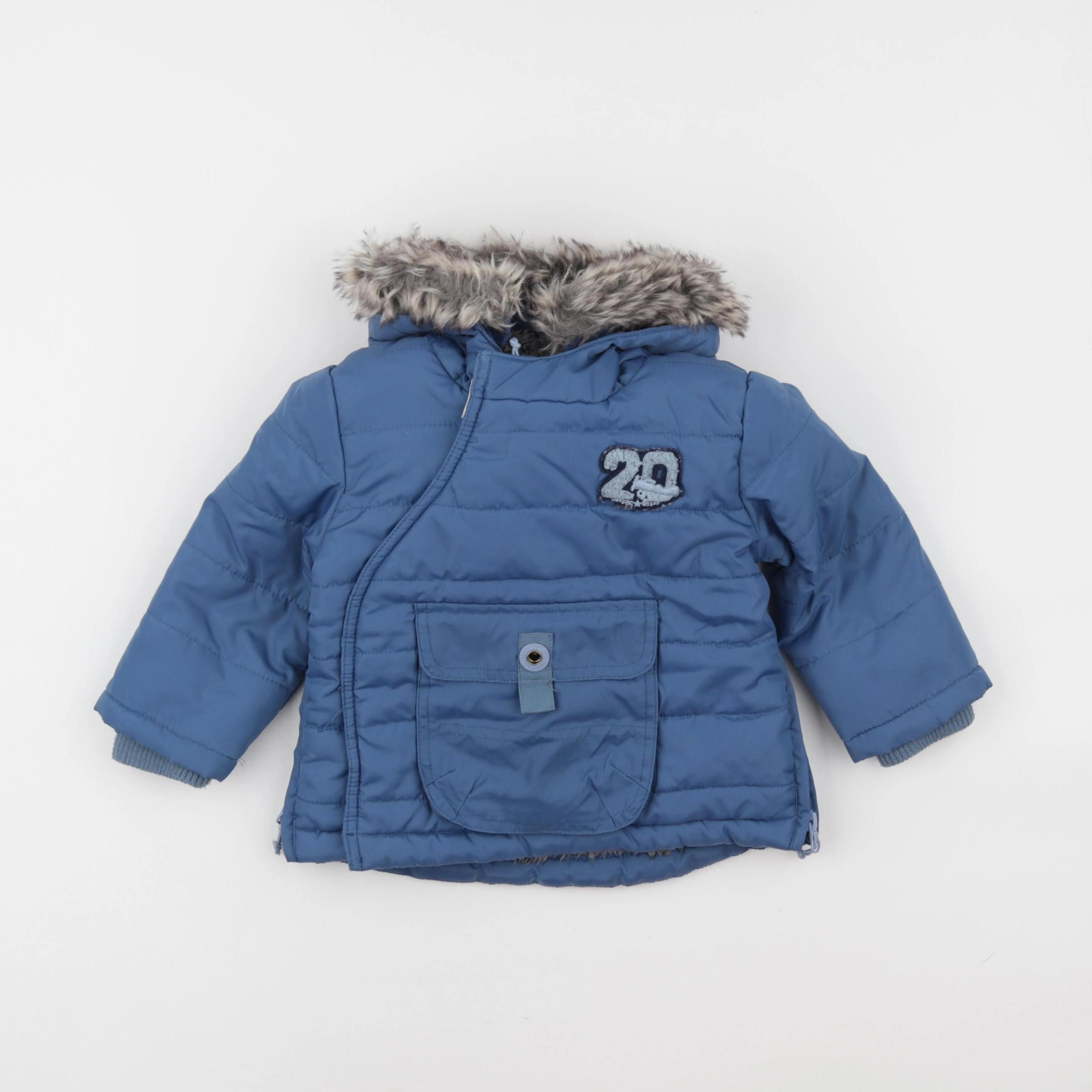 Vertbaudet - doudoune bleu - 2 ans