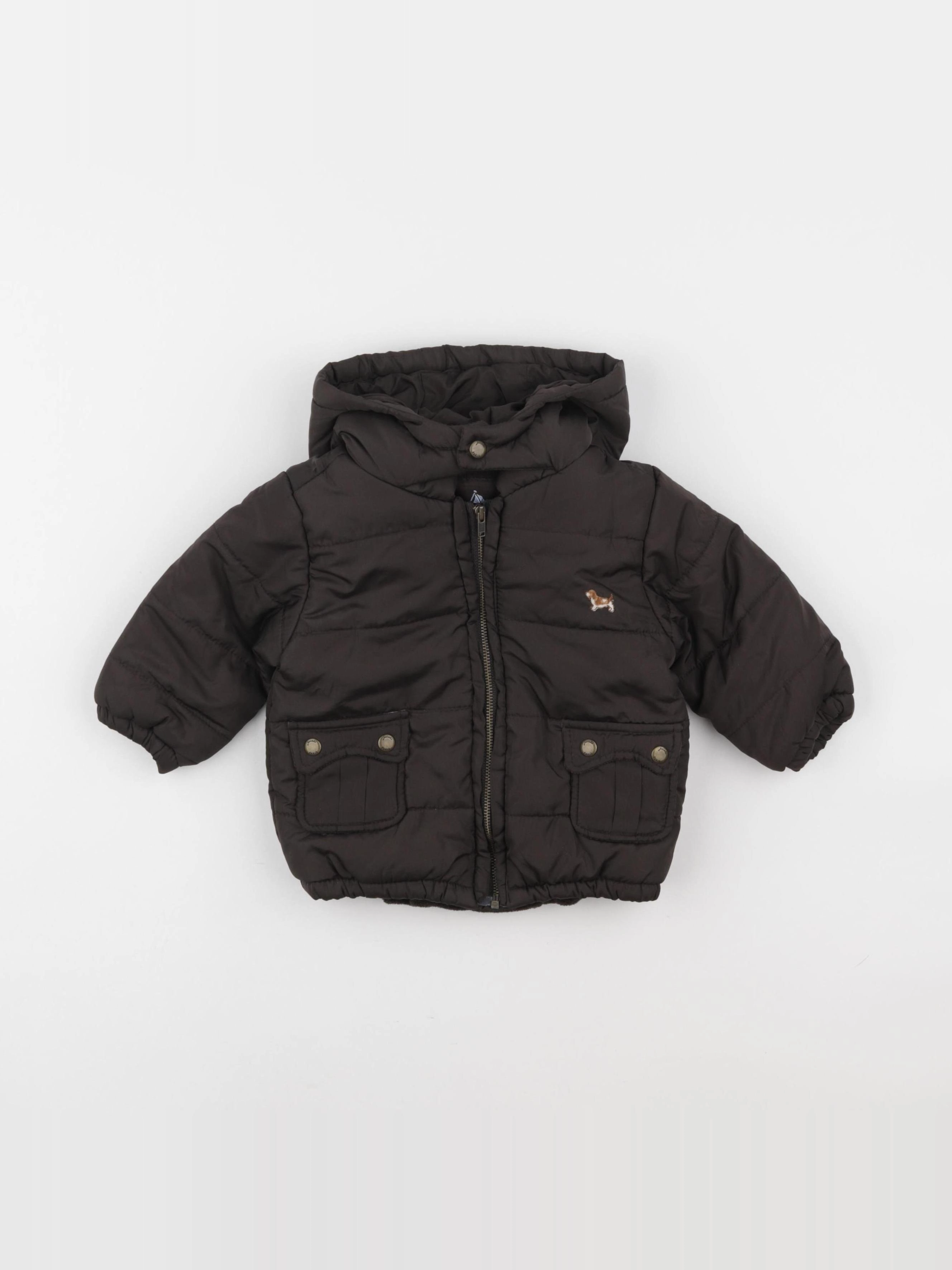 Jacadi - doudoune marron - 6 mois