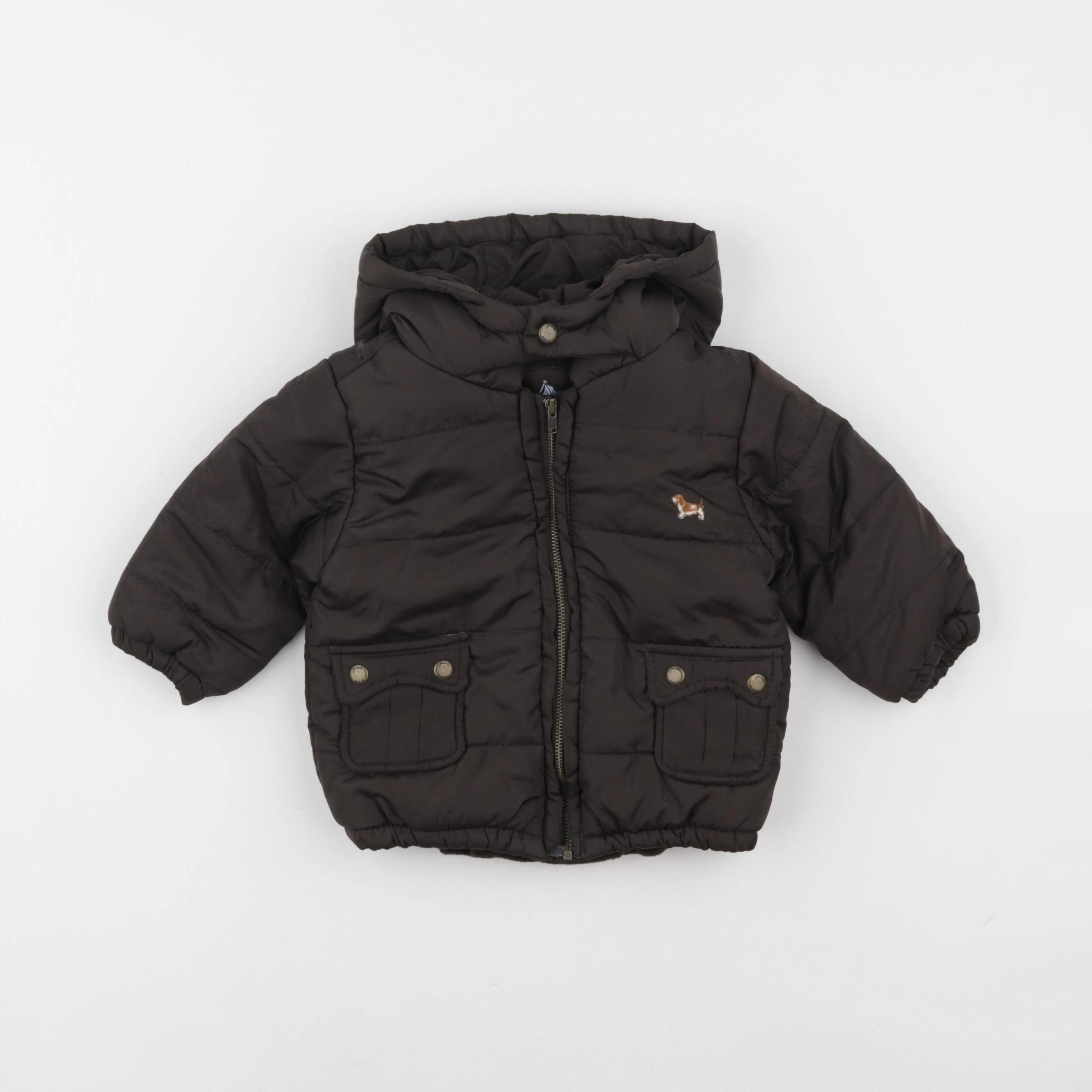 Jacadi - doudoune marron - 6 mois