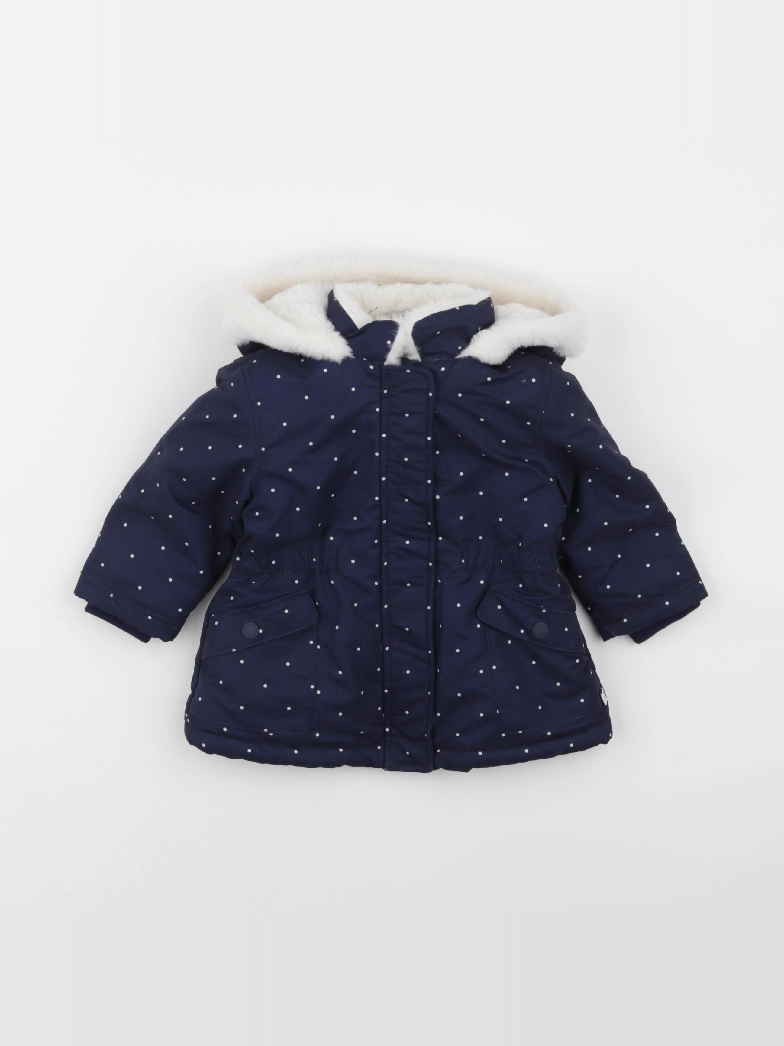 Cadet Rousselle - parka bleu - 12 mois