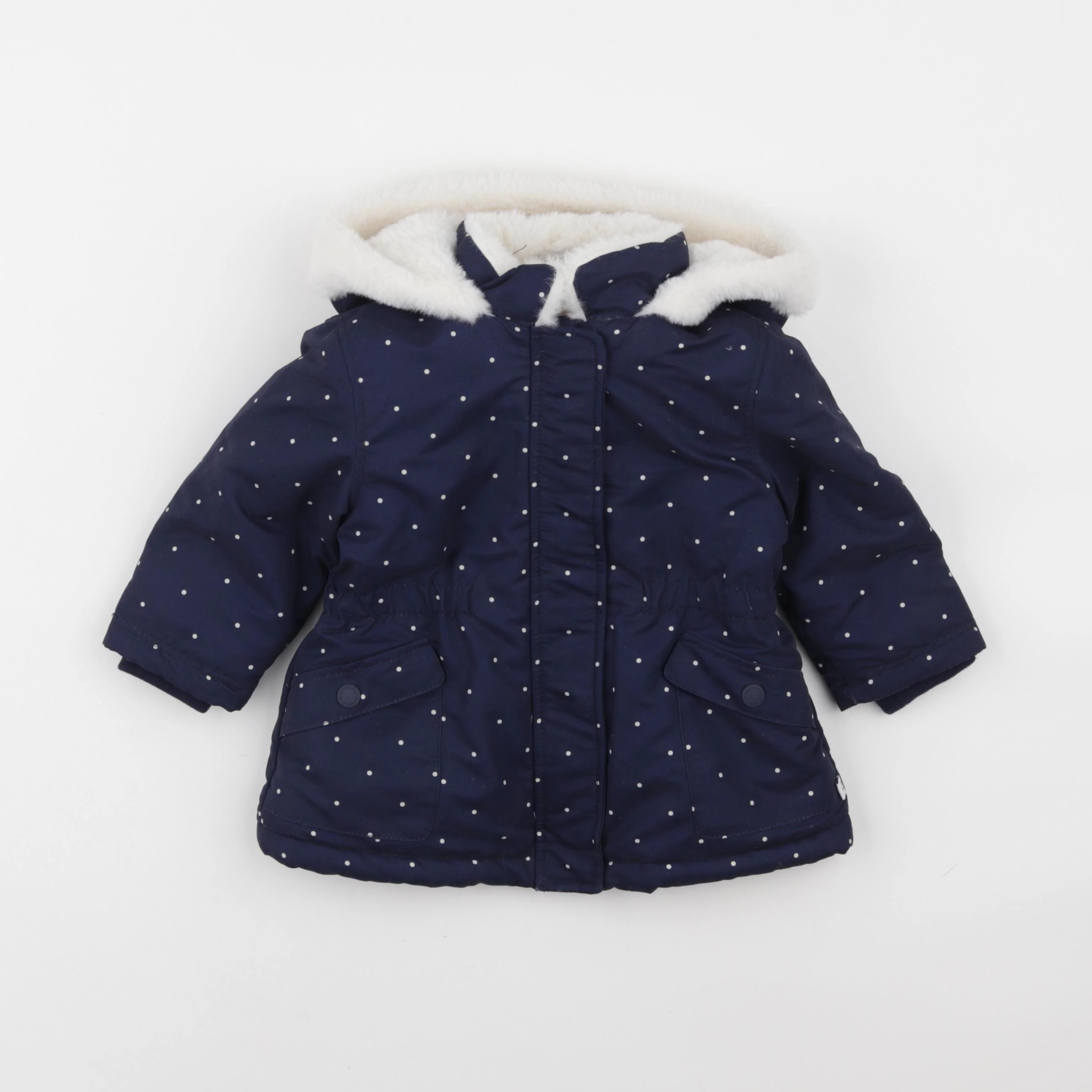 Cadet Rousselle - parka bleu - 12 mois