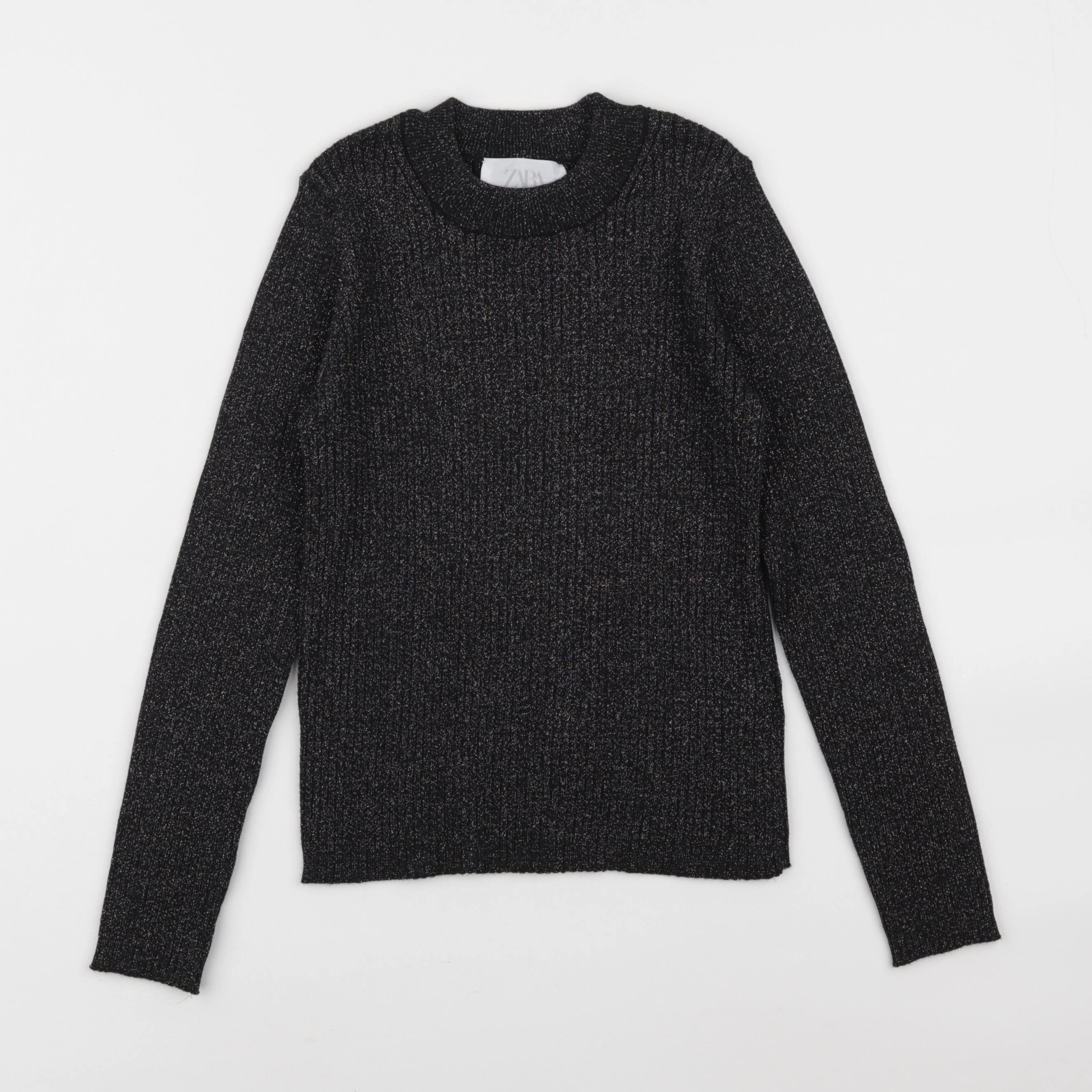 Zara - pull noir, or - 11/12 ans