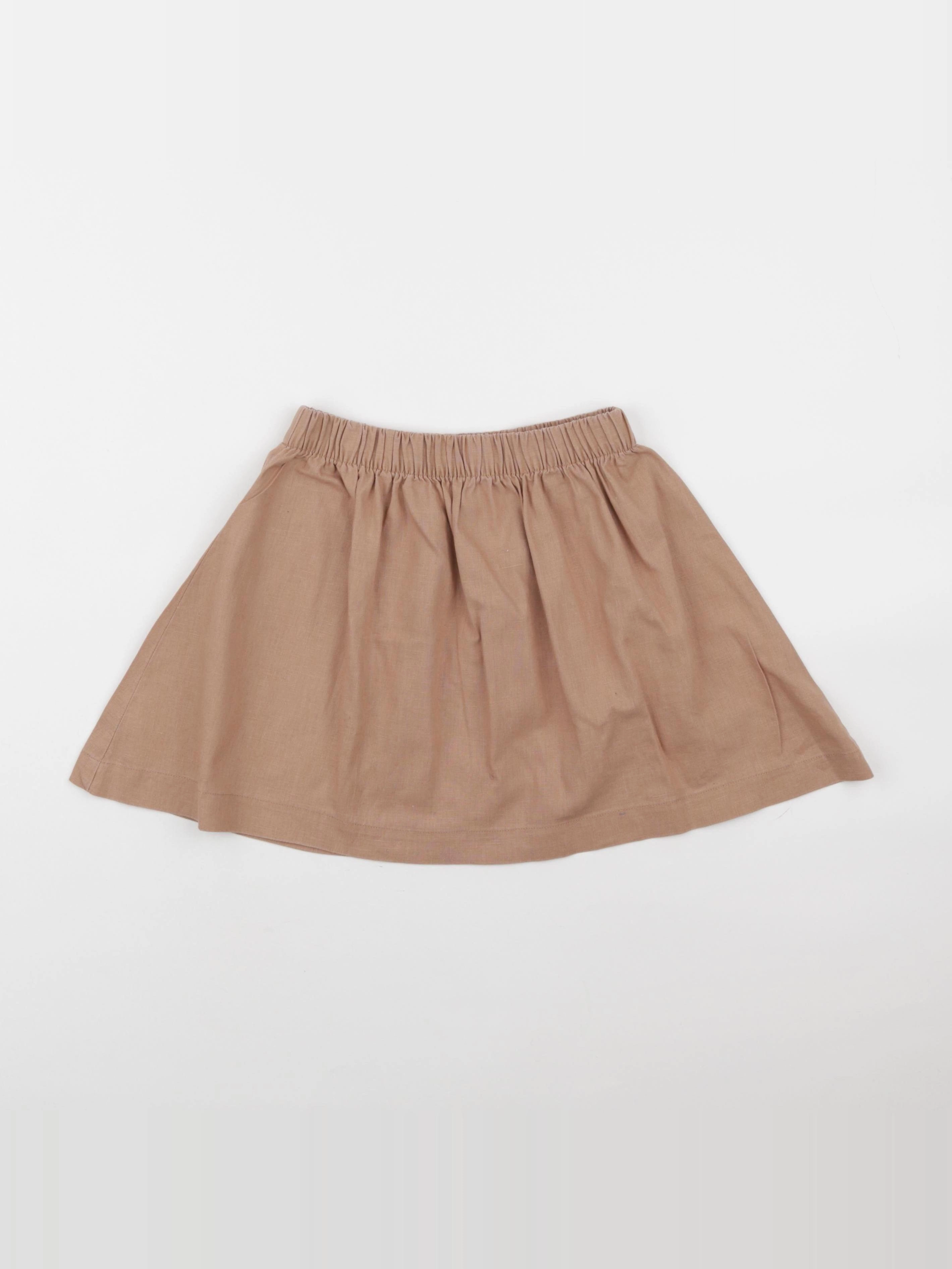 H&M - jupe marron - 6/7 ans