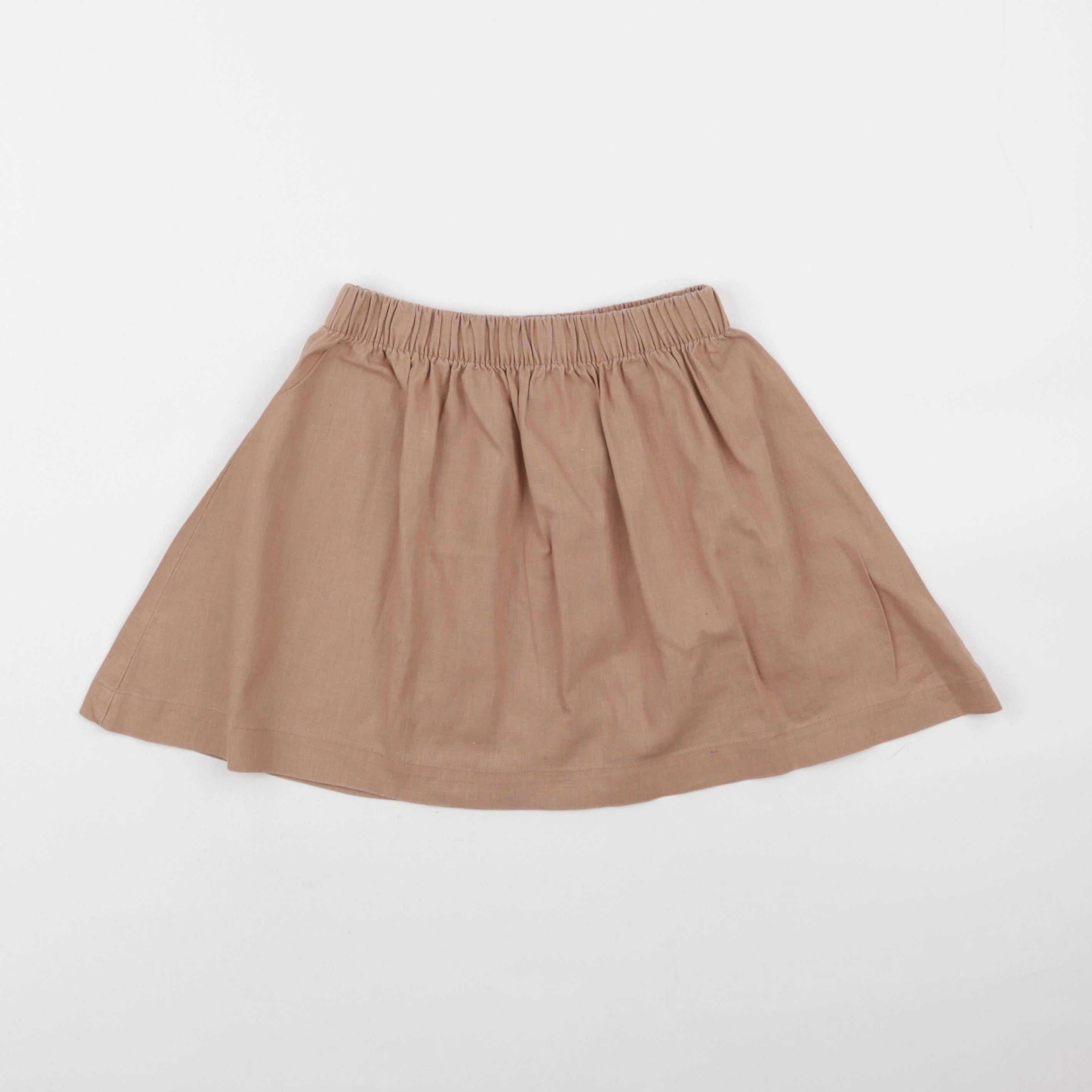 H&M - jupe marron - 6/7 ans