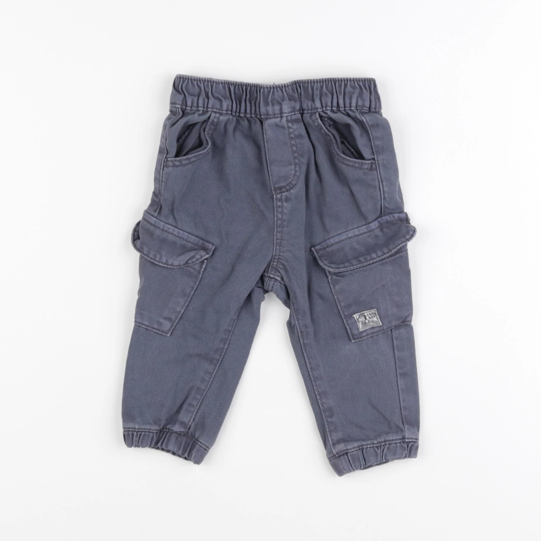 Vertbaudet - pantalon bleu - 6 mois