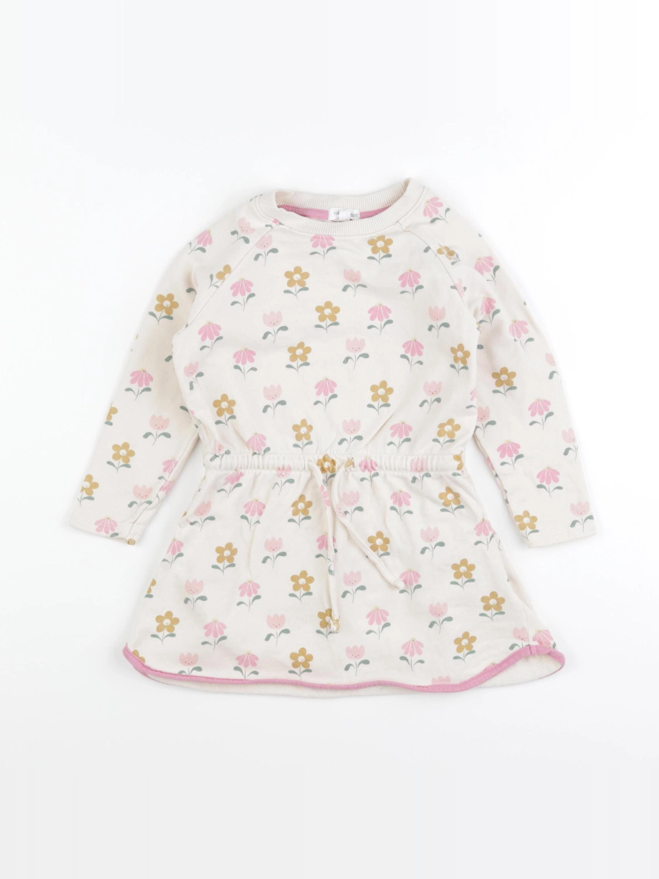 Vertbaudet - robe beige - 3 ans