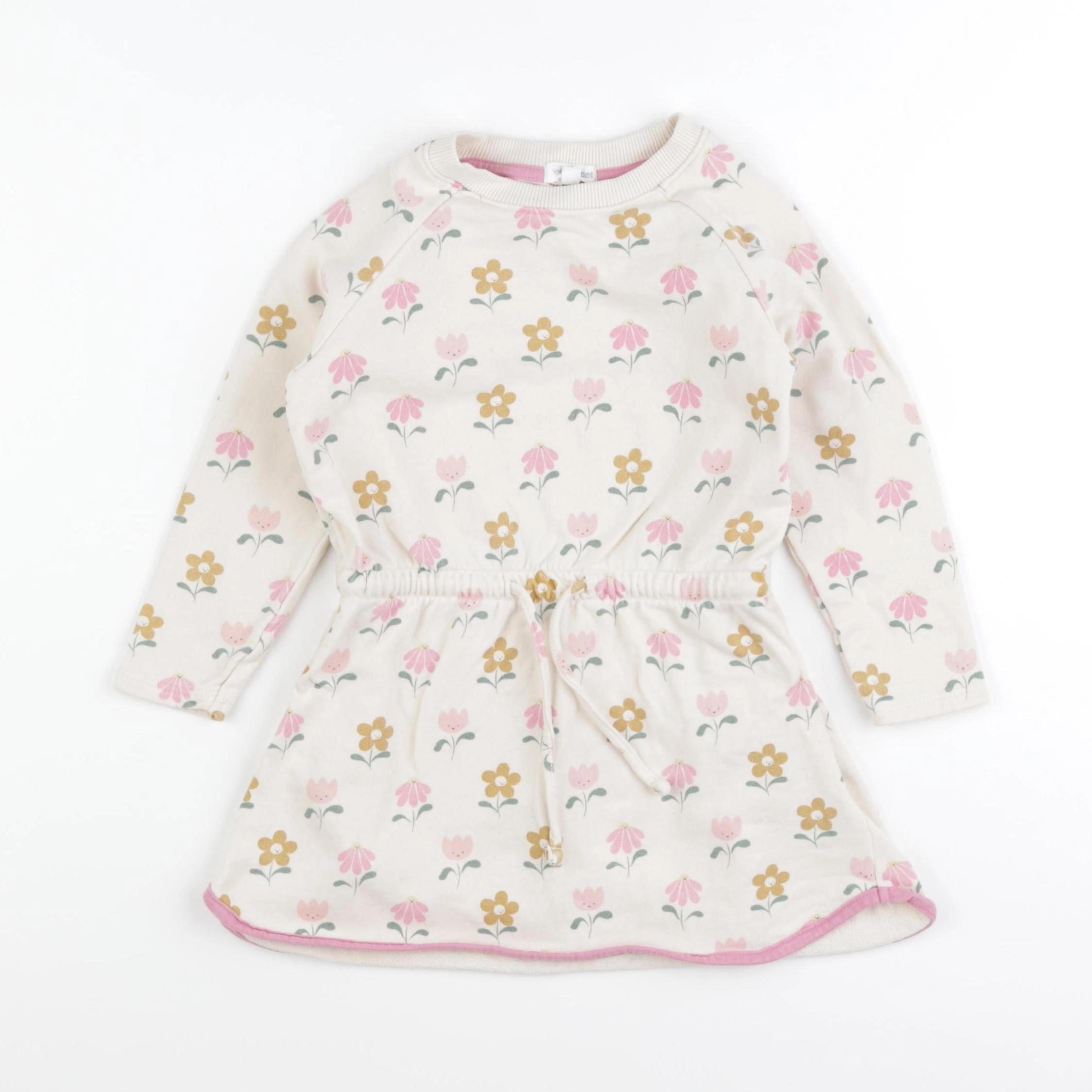 Vertbaudet - robe beige - 3 ans