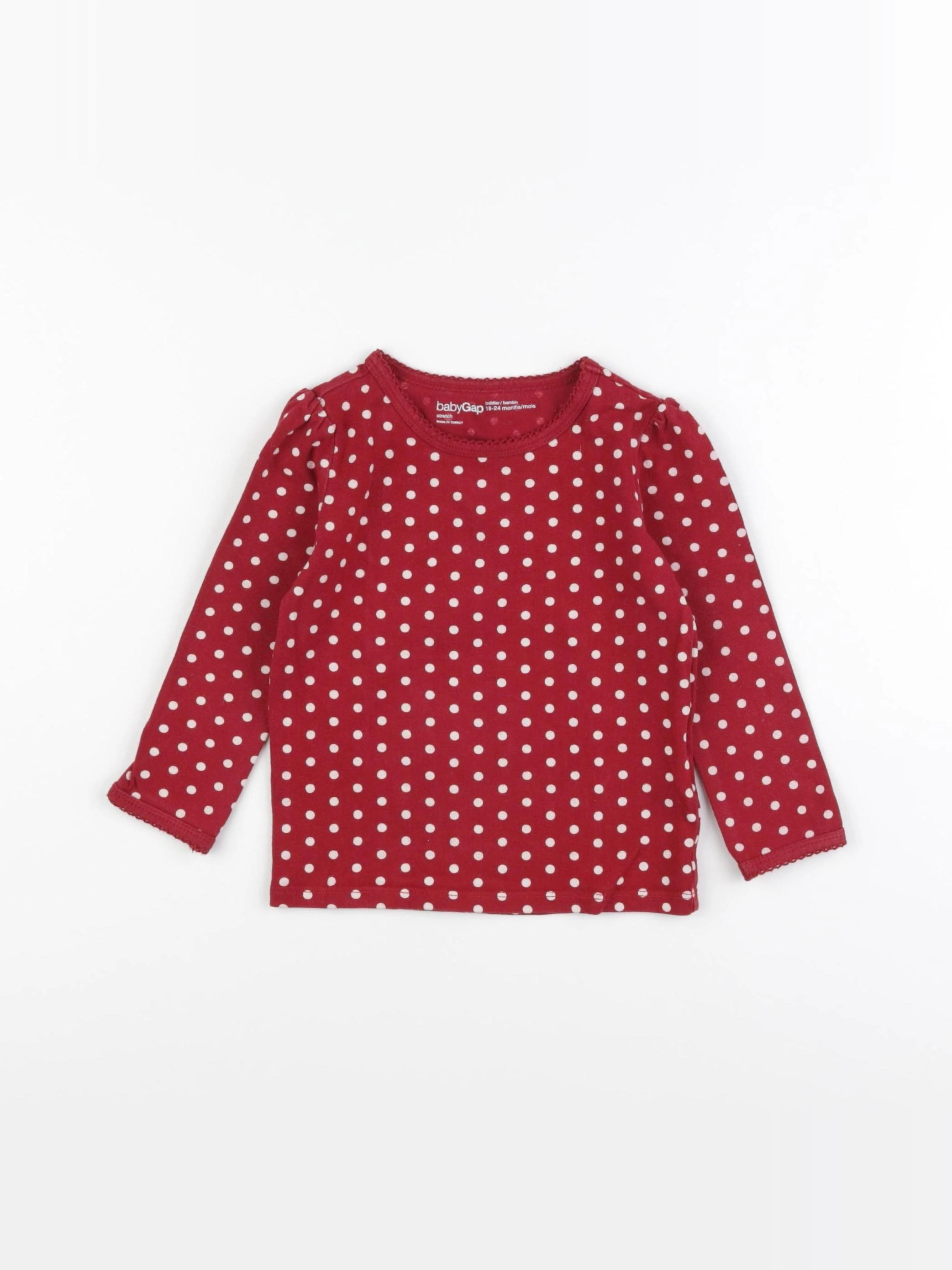 GAP - tee-shirt rouge - 18/24 mois