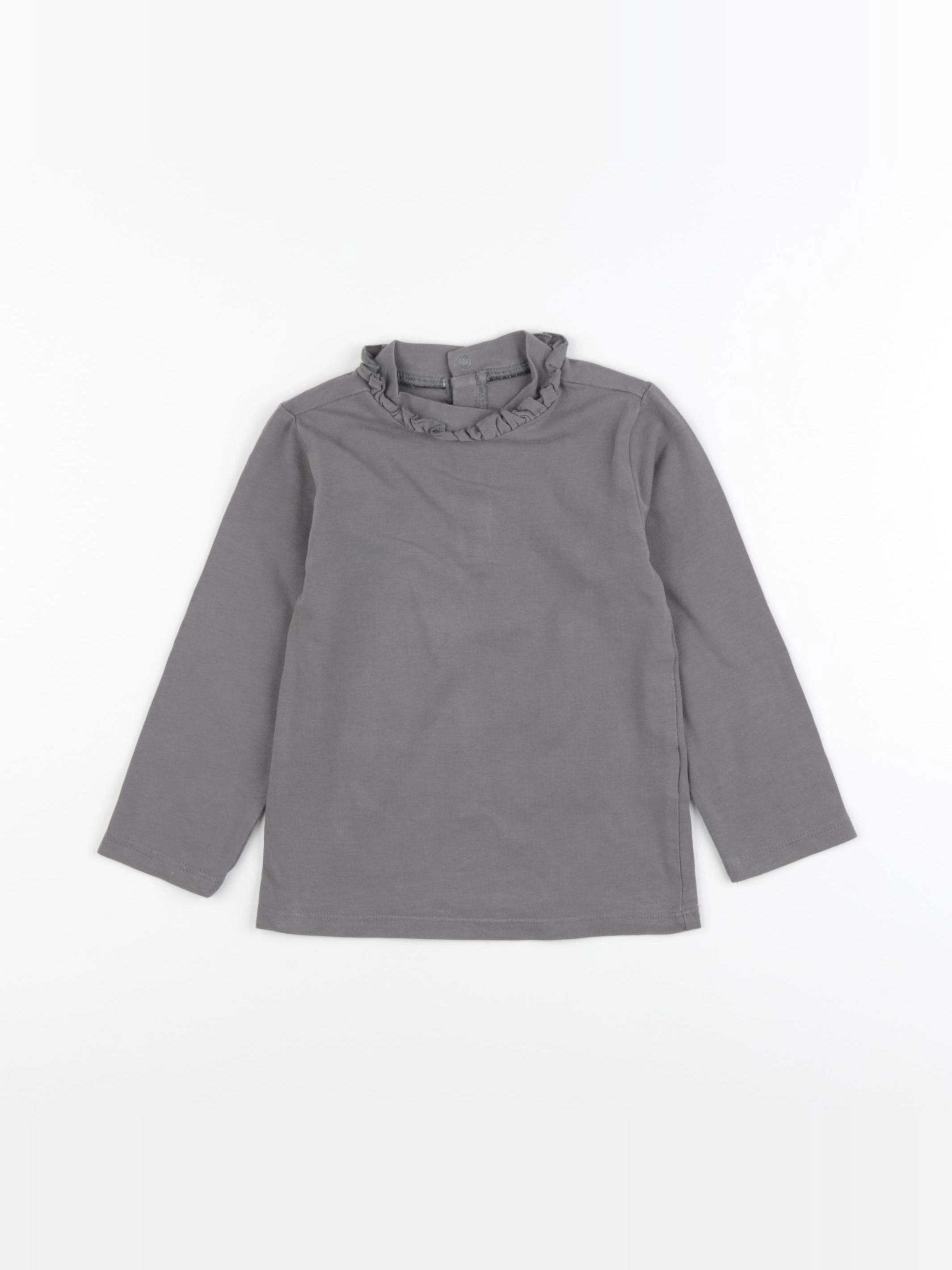 Vertbaudet - tee-shirt gris - 24 mois