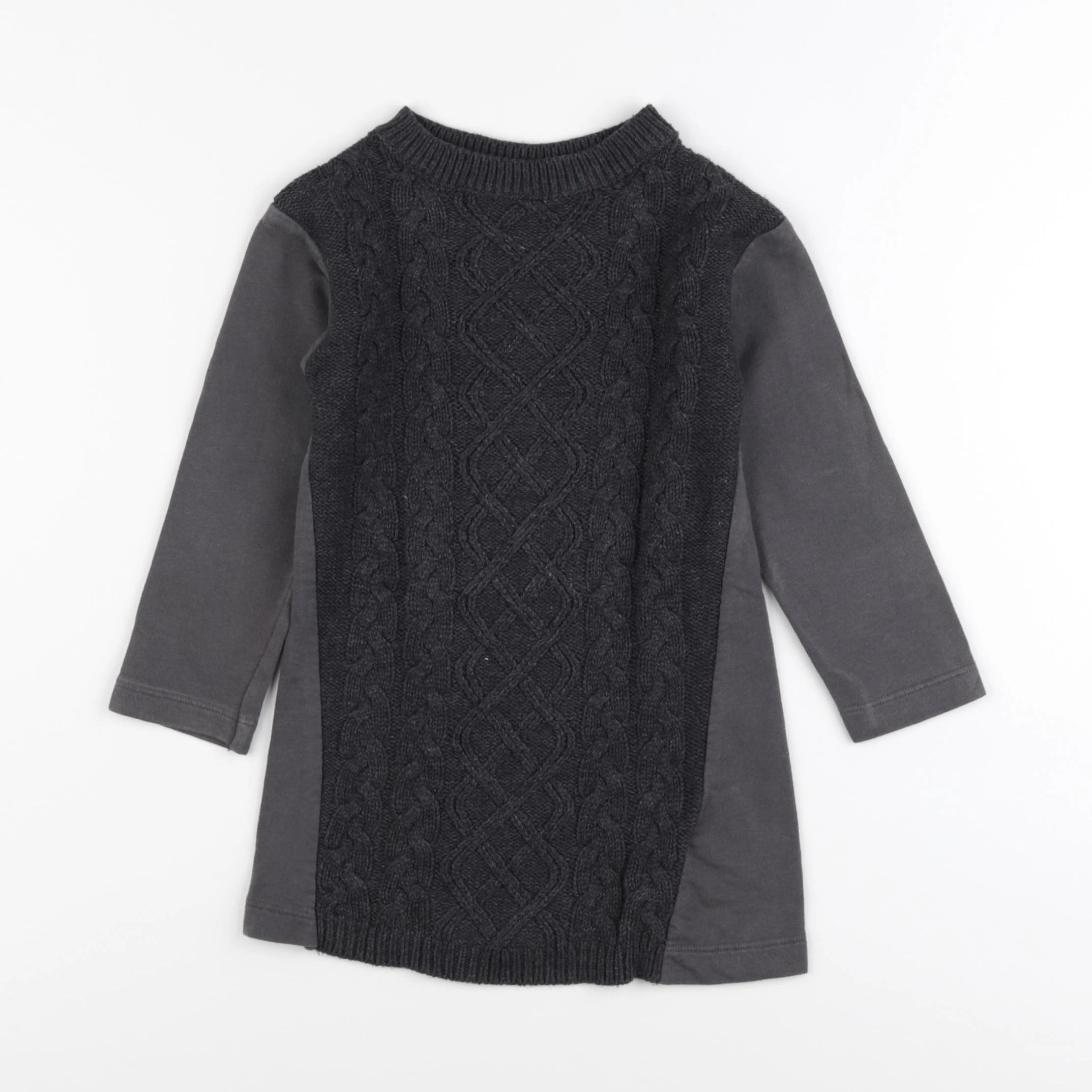 Vertbaudet - robe gris - 3 ans