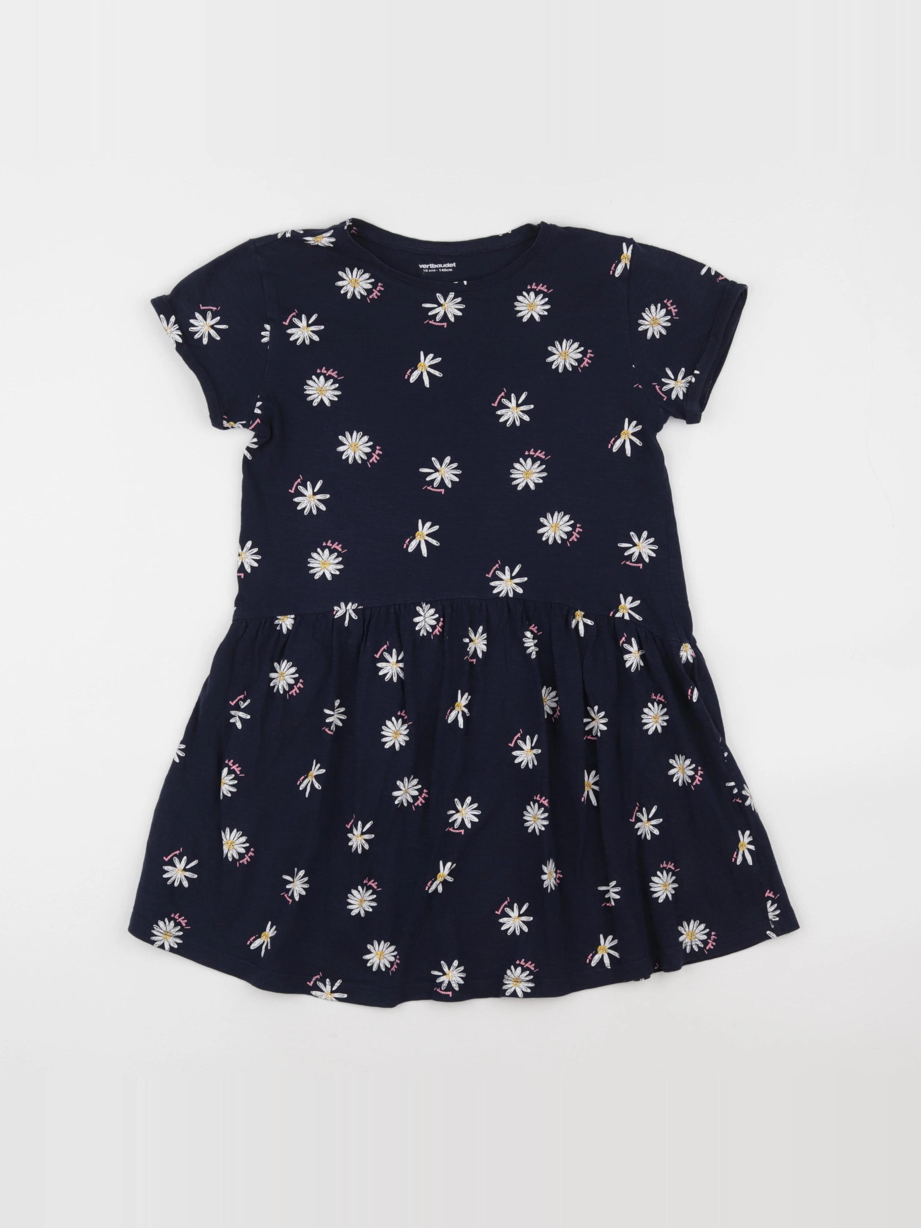 Vertbaudet - robe bleu - 10 ans