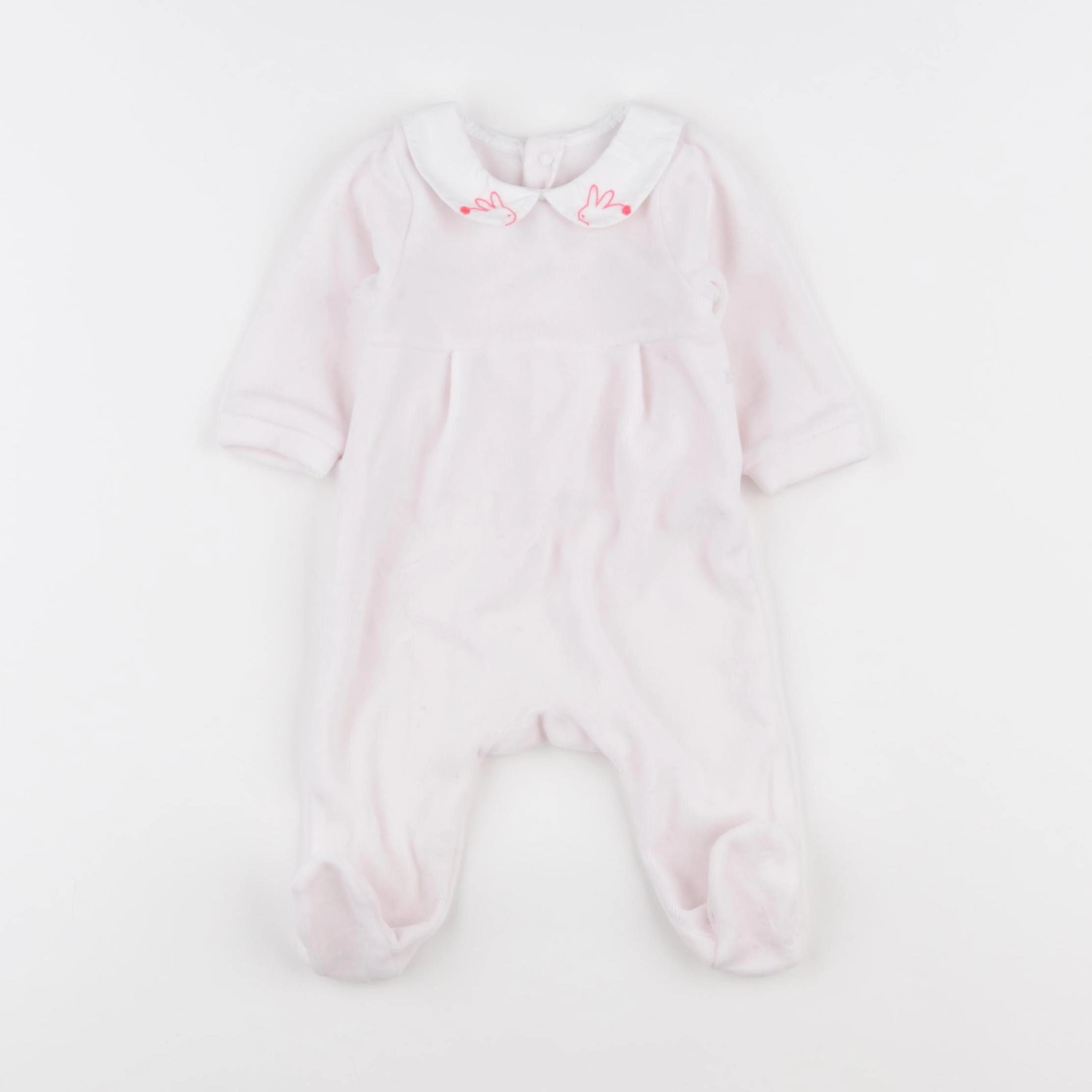 Jacadi - pyjama velours rose - 3 mois