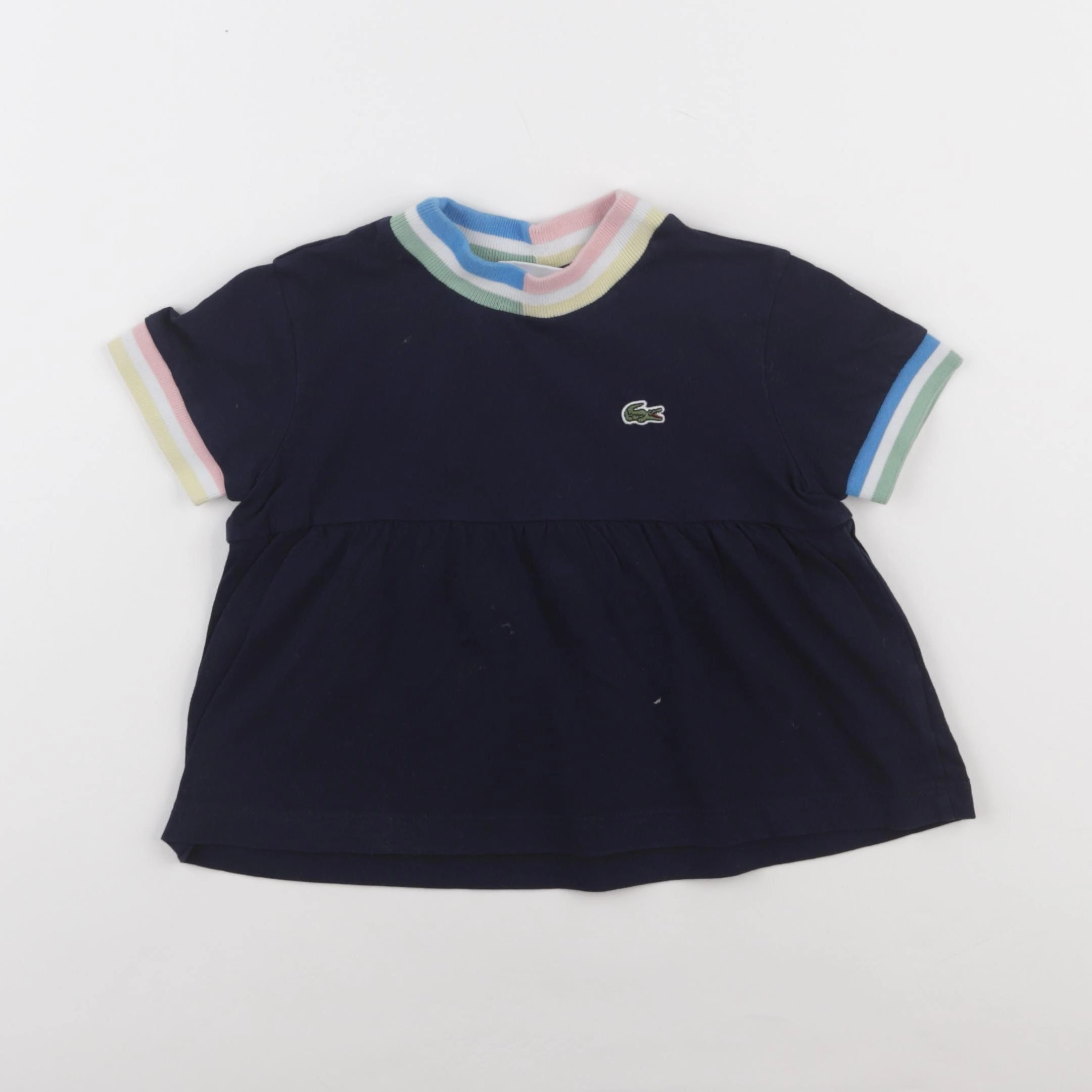 Lacoste - tee-shirt bleu - 3 ans