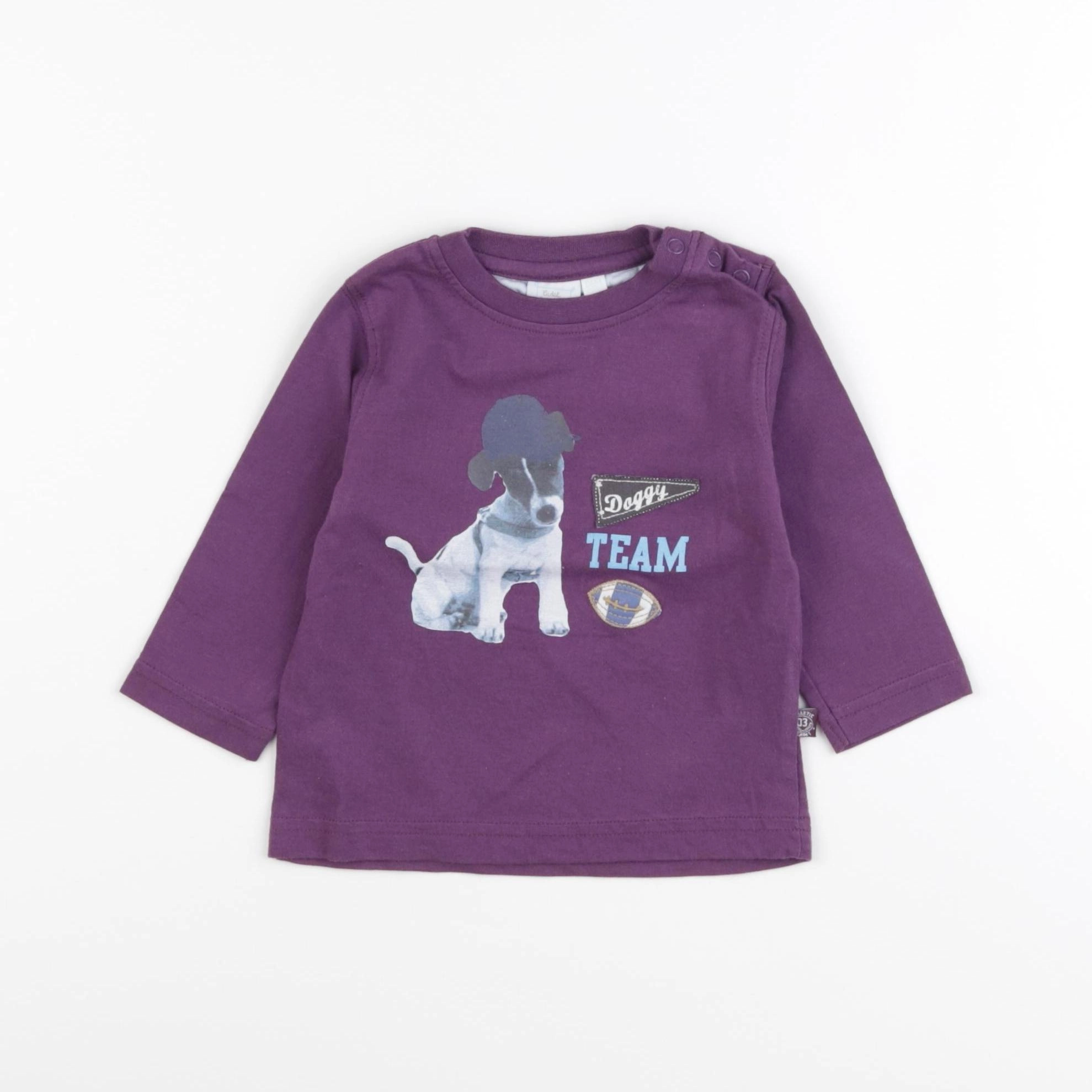 Cadet Rousselle - tee-shirt violet - 6 mois