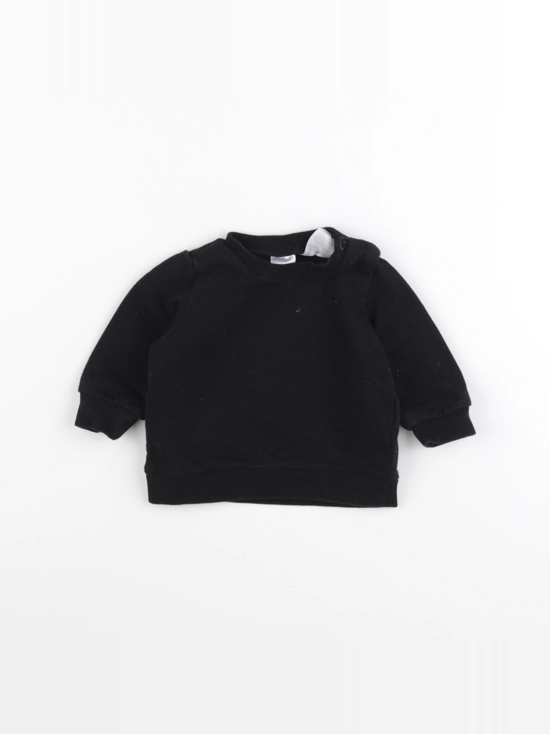 H&M - sweat noir - 3 mois