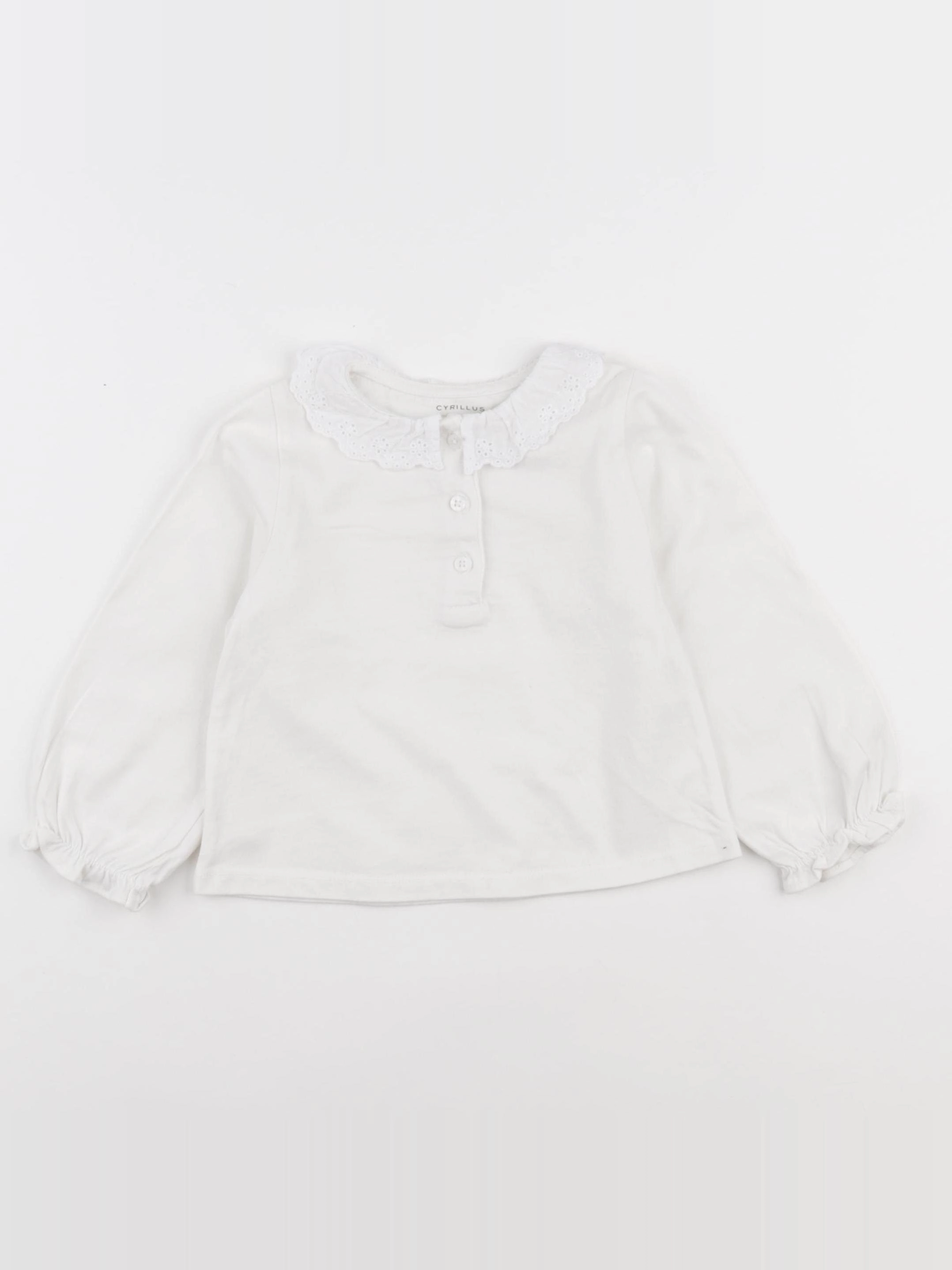 Cyrillus - tee-shirt blanc - 24 mois